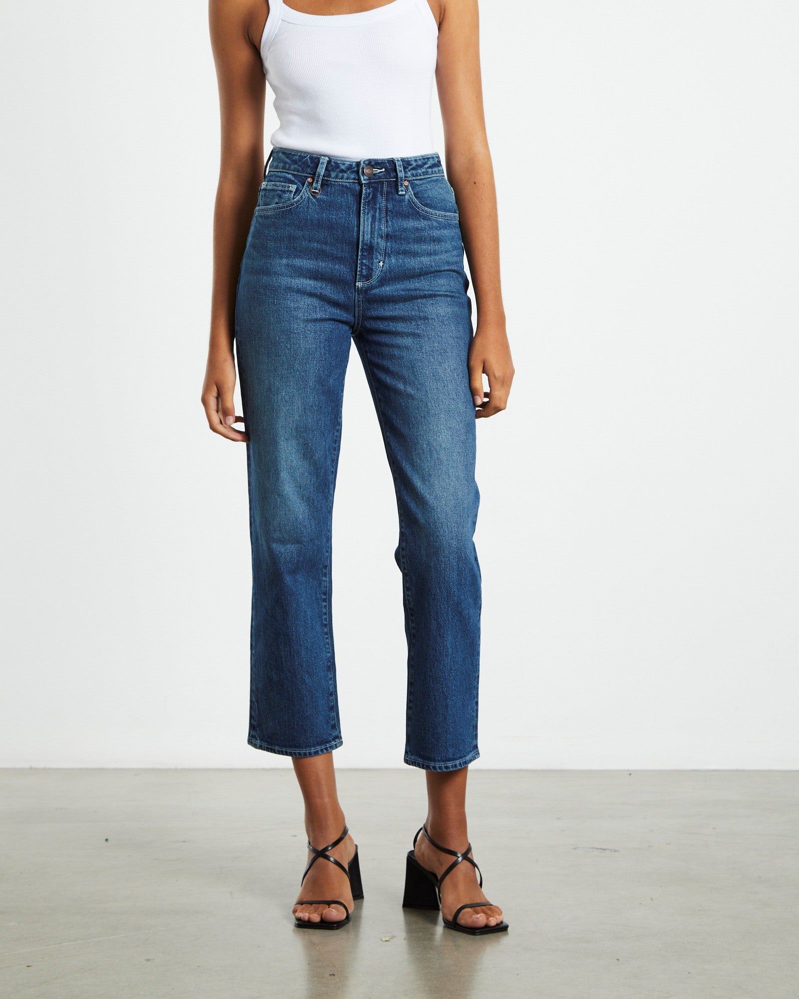 Nico Straight Jeans Isolation Blue BLUE