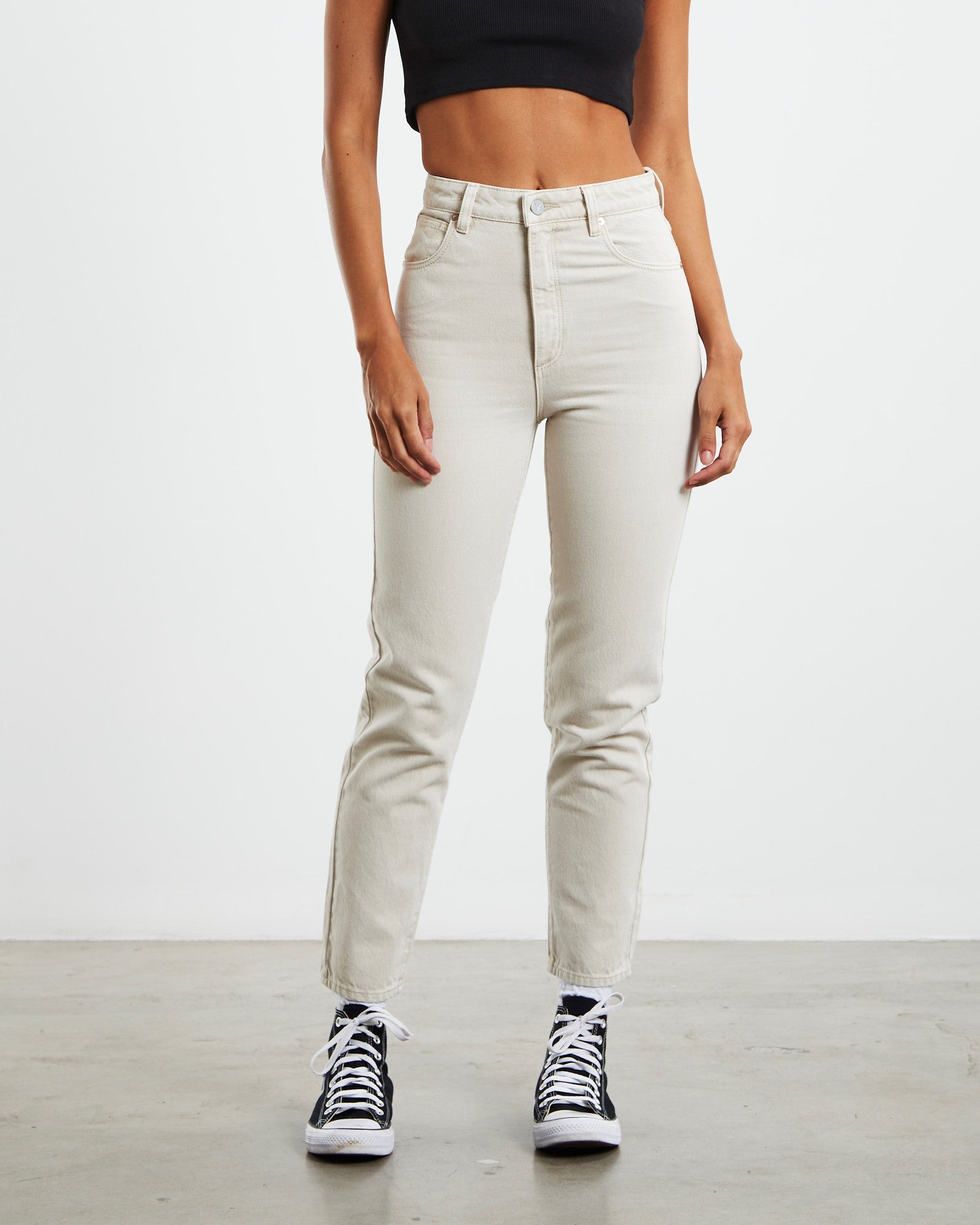A 94 High Slim Jeans Stone