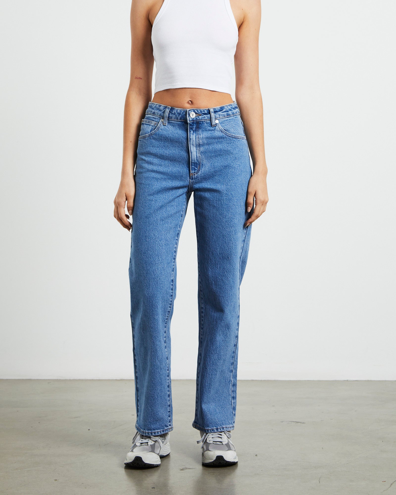 A 94 High Straight Petite Jeans Debbie Blue LIGHT BLUE