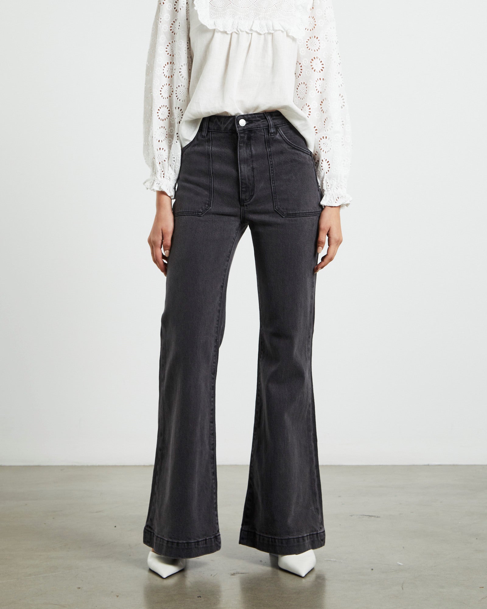 Eastcoast Flare Jeans Brad Black BLACK