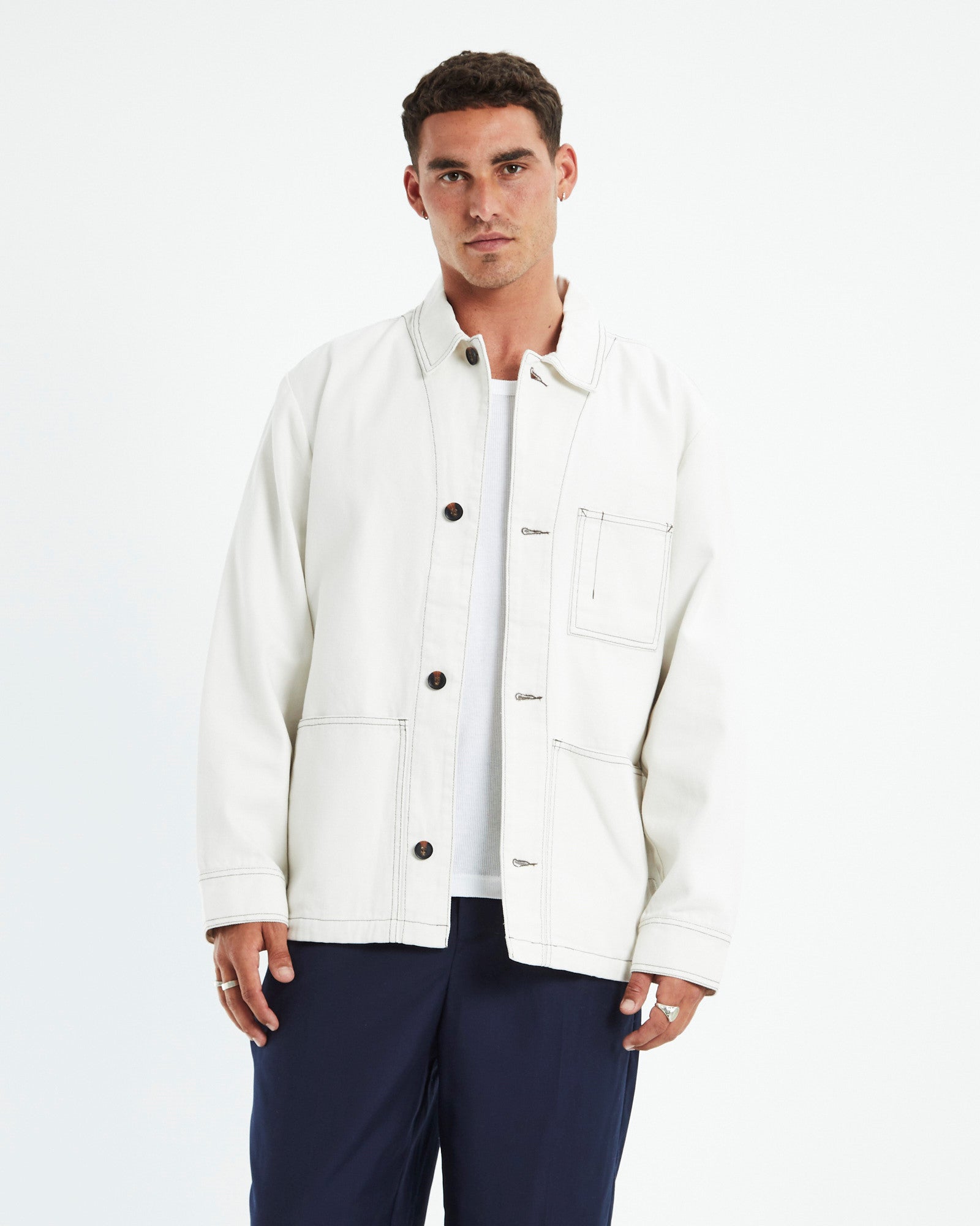 Lennox Canvas Jacket Natural NATURAL