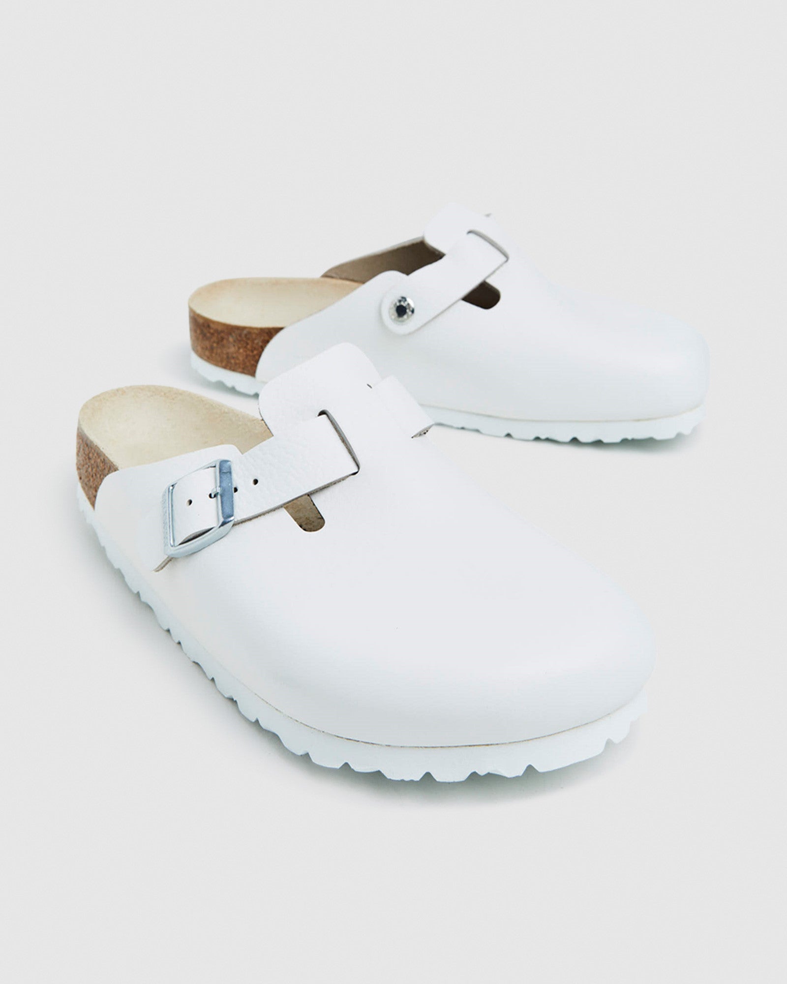 Boston Regular Sandals Natural Leather White WHITE