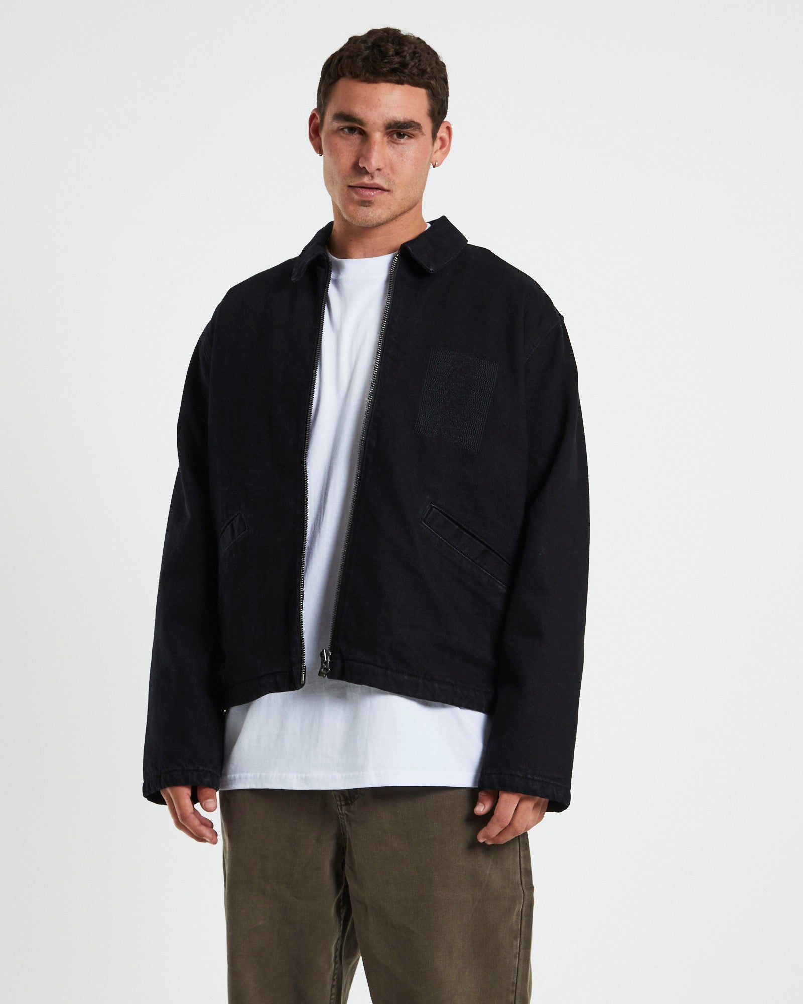 Joy Division Trucker Jacket Black BLACK