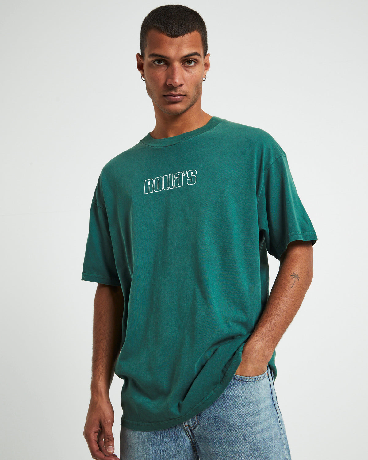 Heavy Logo Short Sleeve T-Shirt Green GREEN