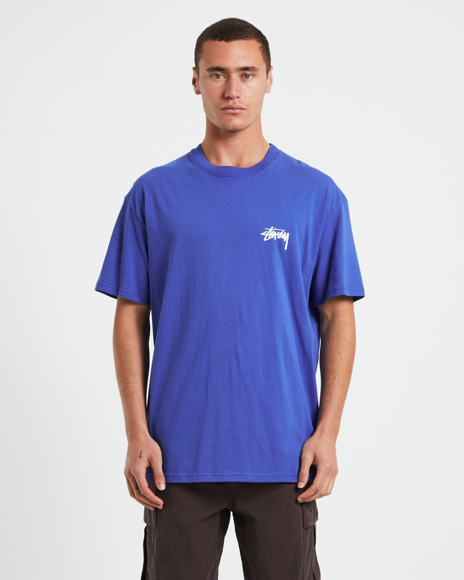 Big Stock Short Sleeve T-Shirt in Blue BLUE