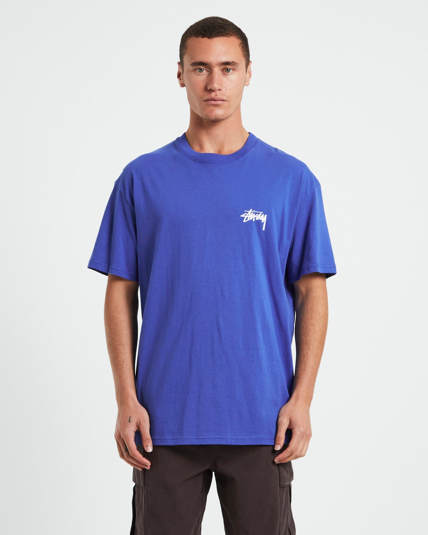 Big Stock Short Sleeve T-Shirt in Blue