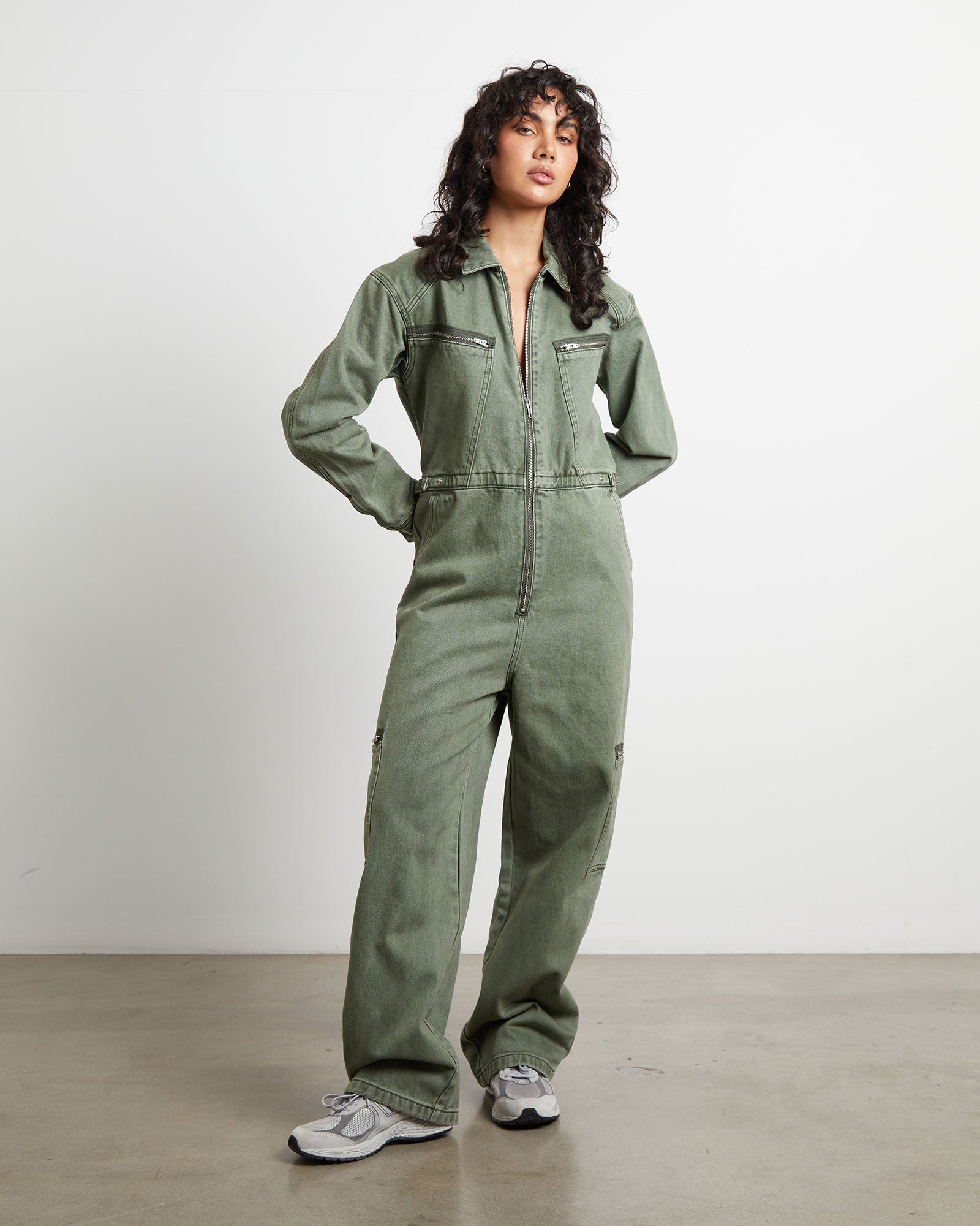 Patti Overalls in Forest Green GREEN
