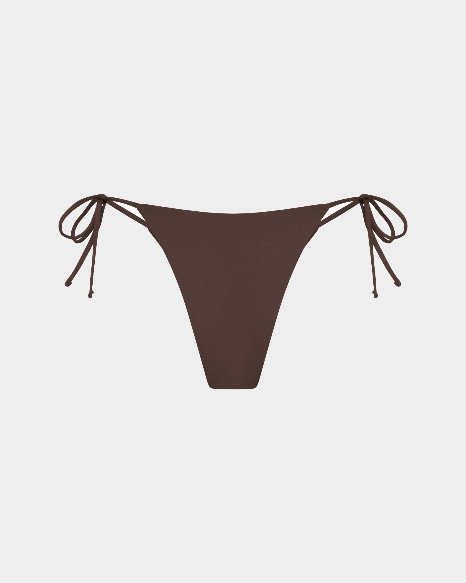 Tie Side Skimpy Biki Bottom COFFEE