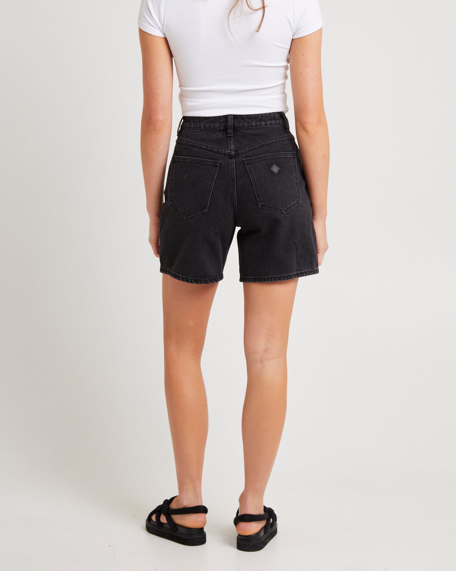 Carrie Denim Shorts Heidi WASHED BLACK