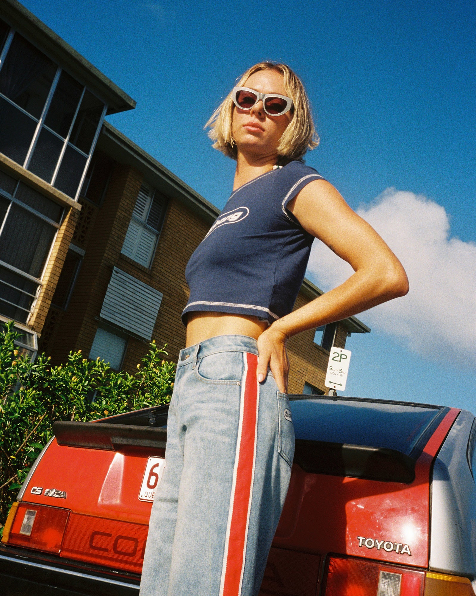 Bong Rule Denim Jorts TRUE DENIM