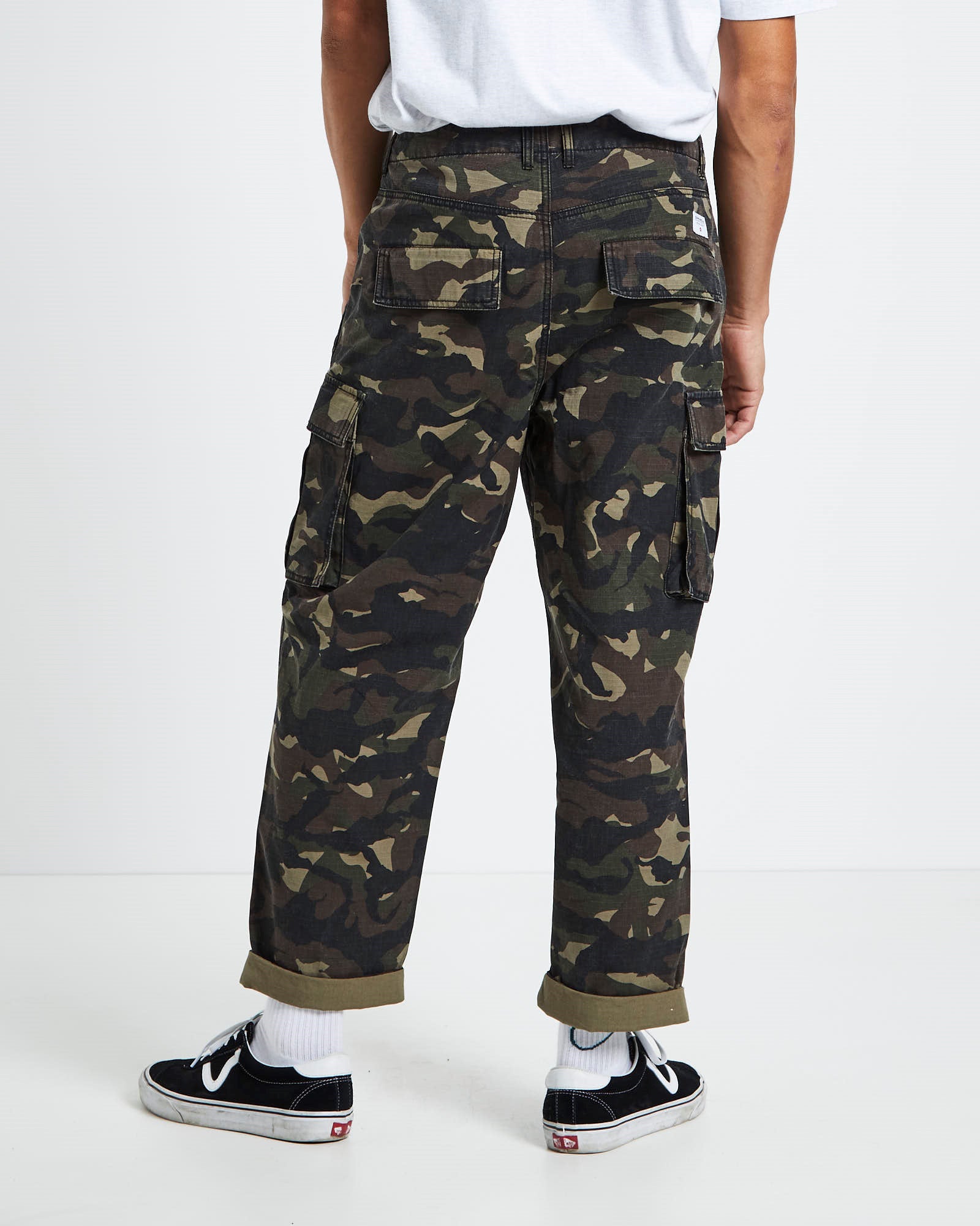 Surplus Ripstop Cargo Pants Camo GREEN