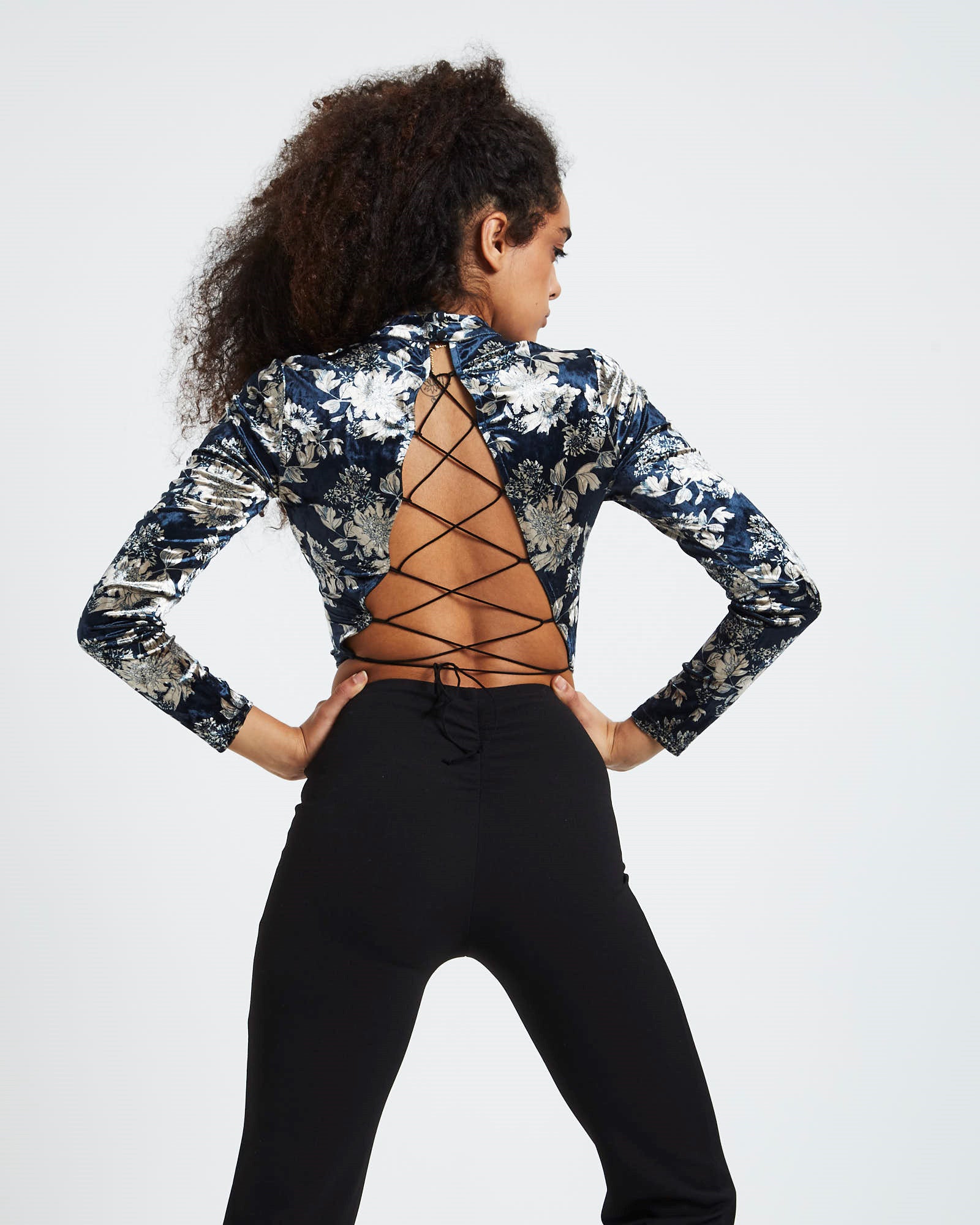 Marna Tie Back Long Sleeve Top Assorted ASSORTED