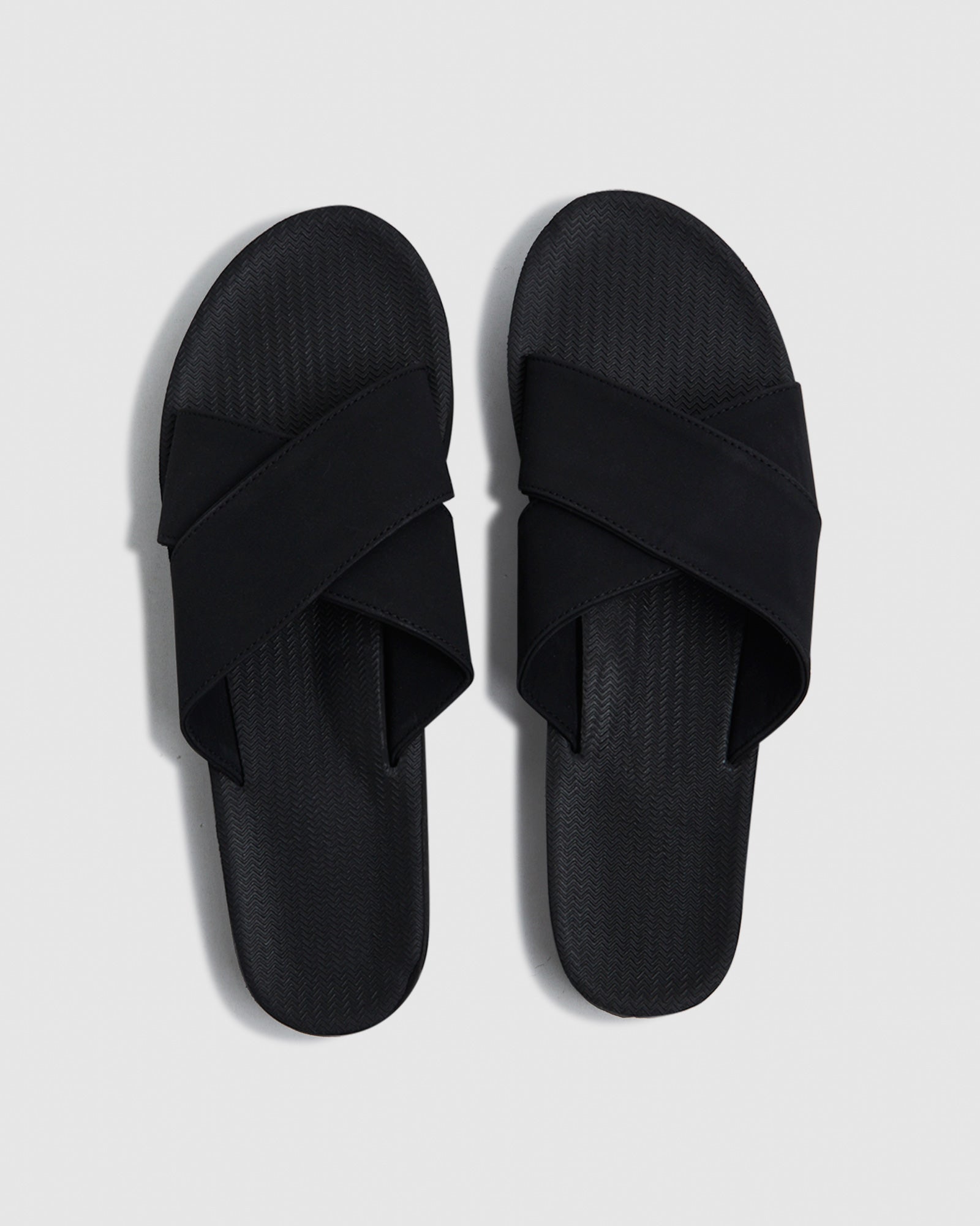 Cross Platform Slides Black BLACK