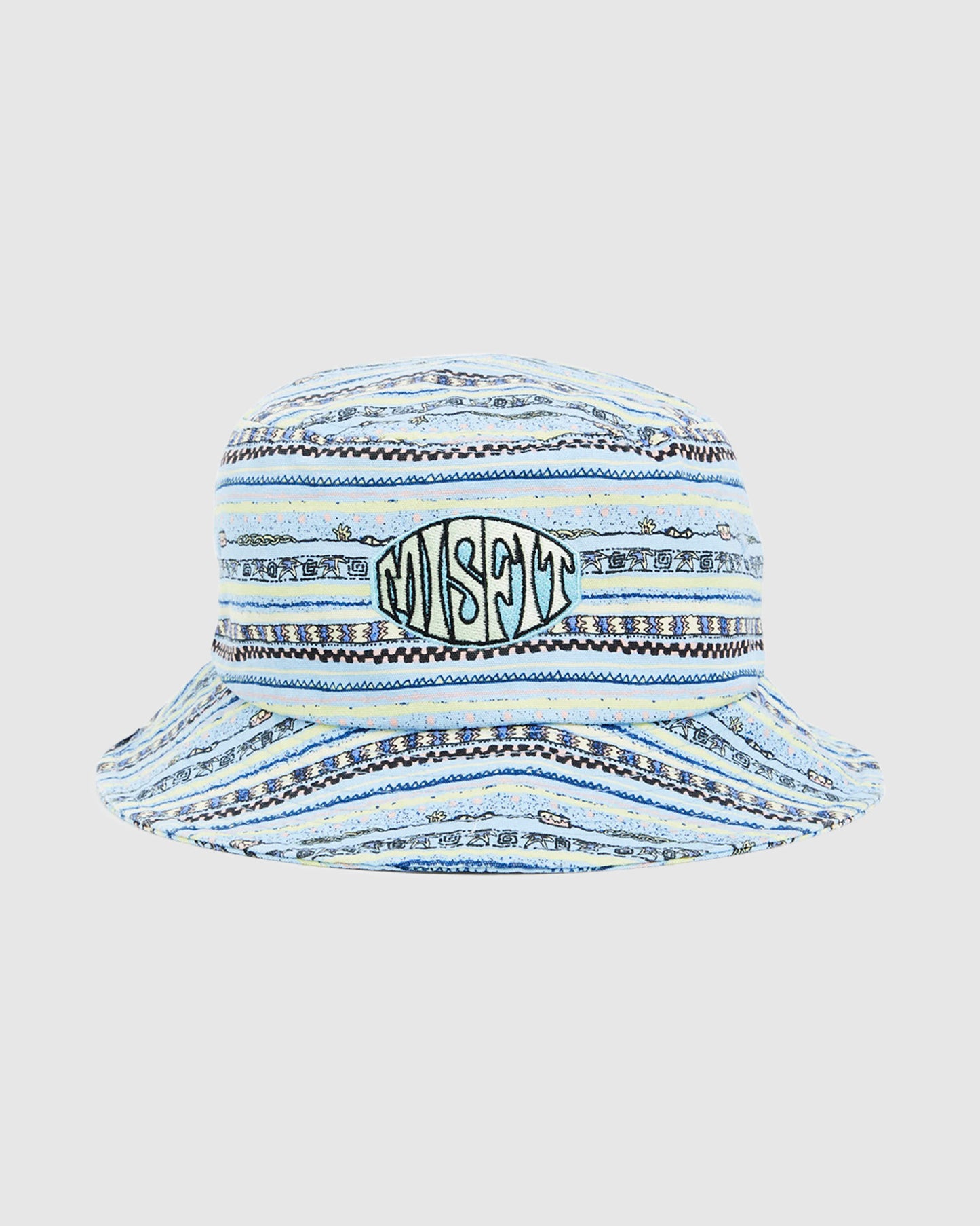 Taboo Printed Bucket Hat Blue