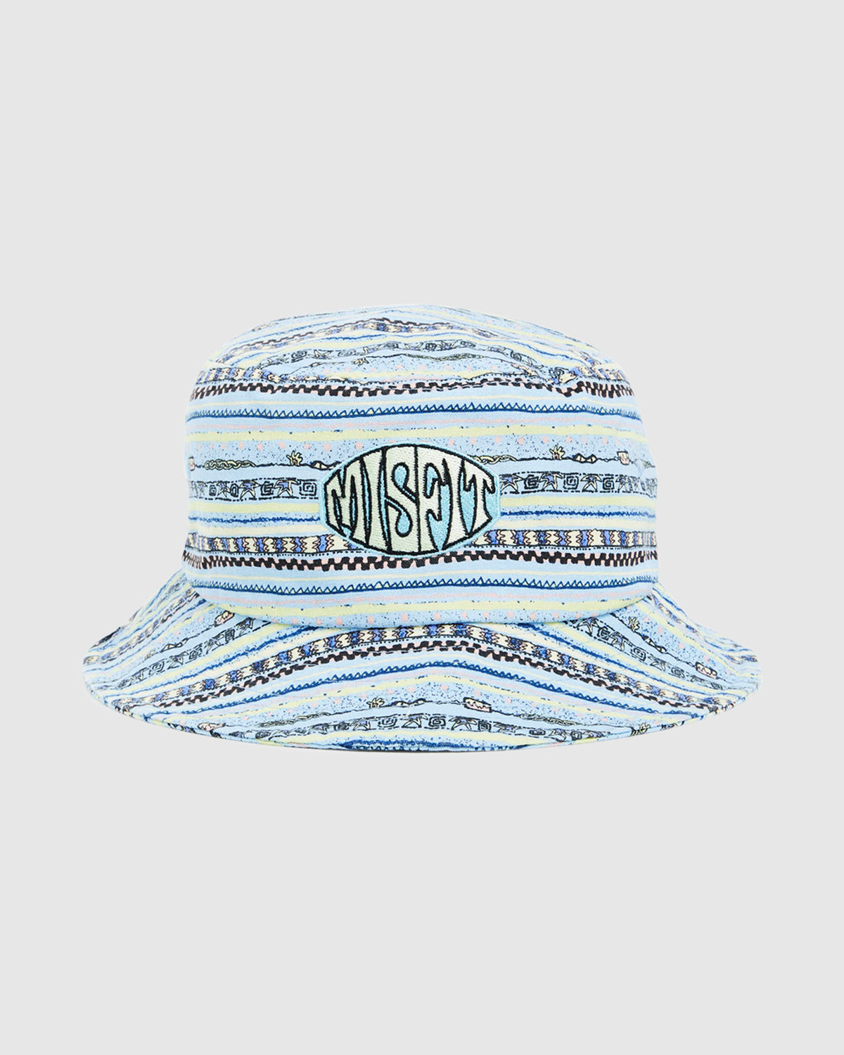 Taboo Printed Bucket Hat Blue BLUE