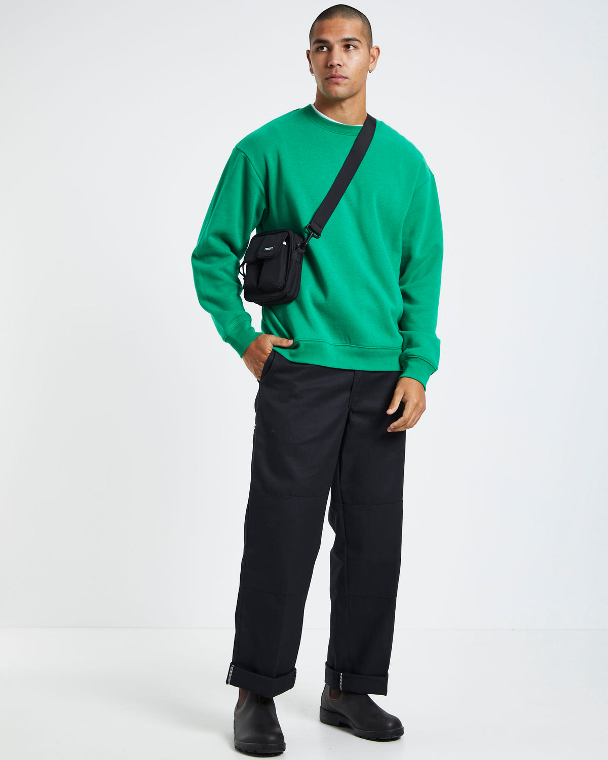 Crew Jumper Slime Green GREEN