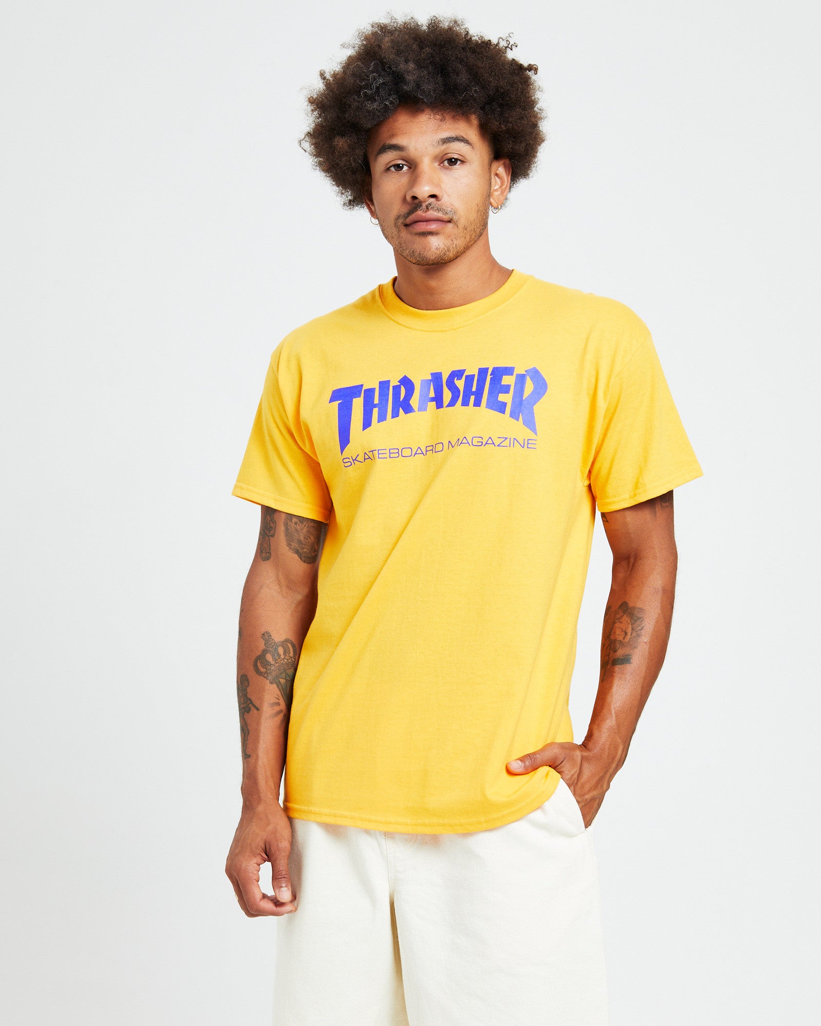 Skate Mag T-Shirt Gold/Purple GOLD
