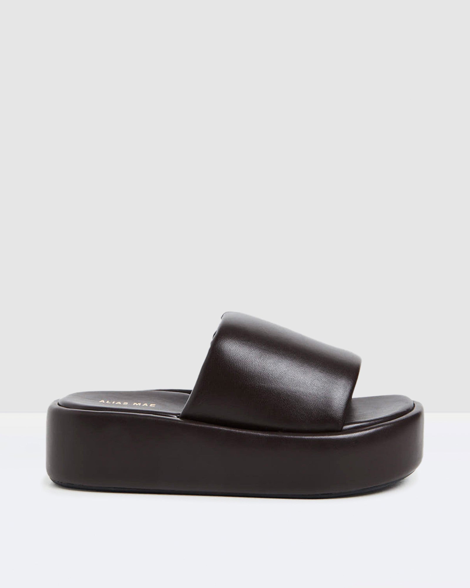 Andi Leather Sandals Choc Brown BROWN