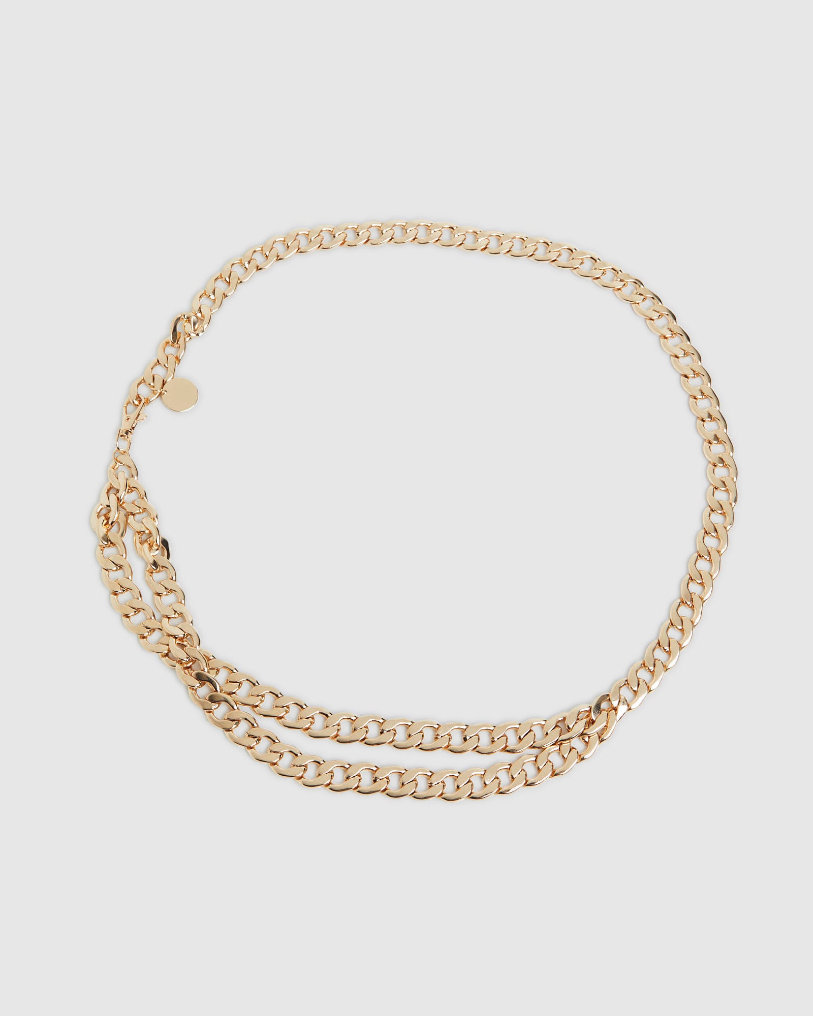 Chunky Gold Chain Belt GOLD