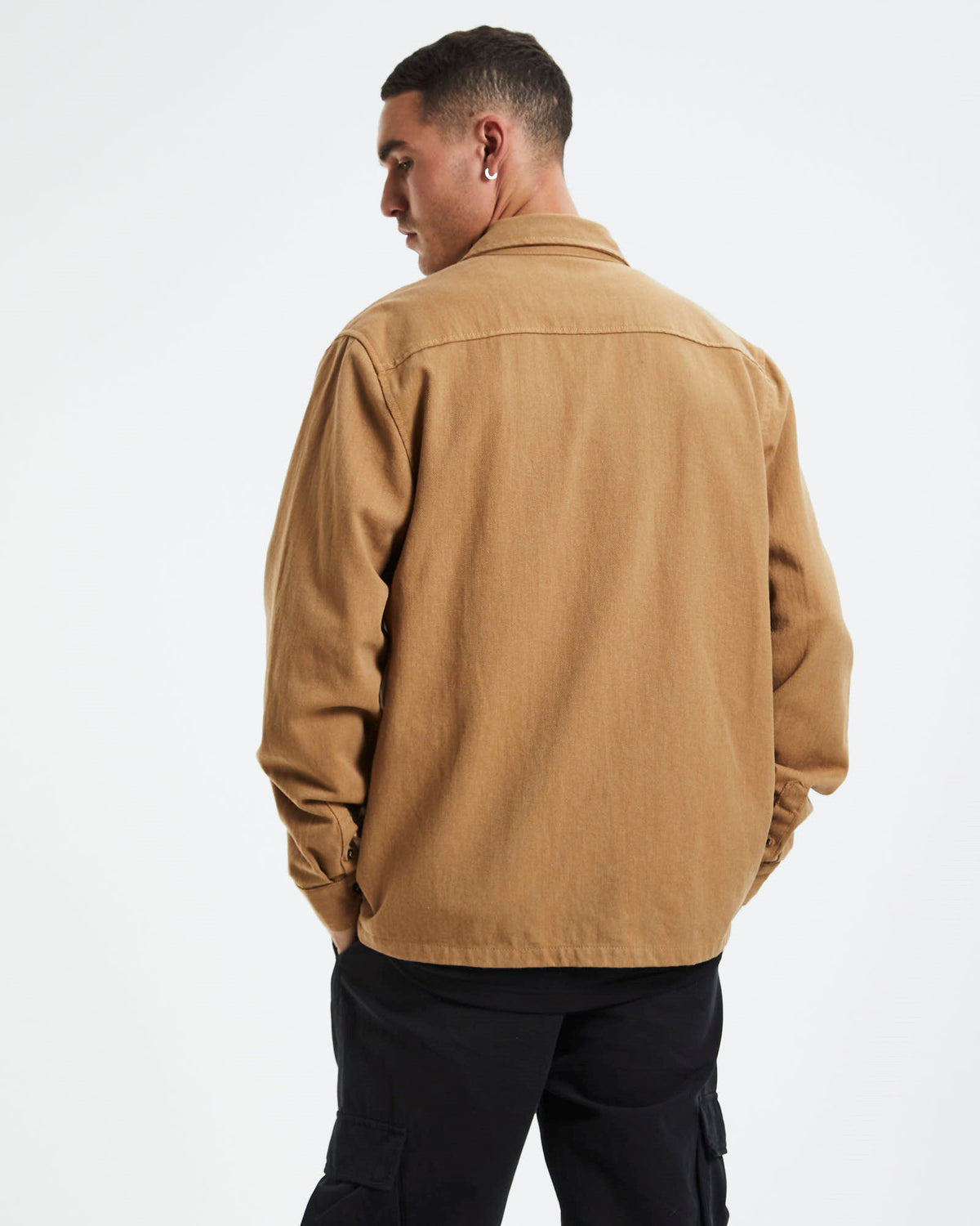 Up Nation Work Long Sleeve Shirt Tan TAN