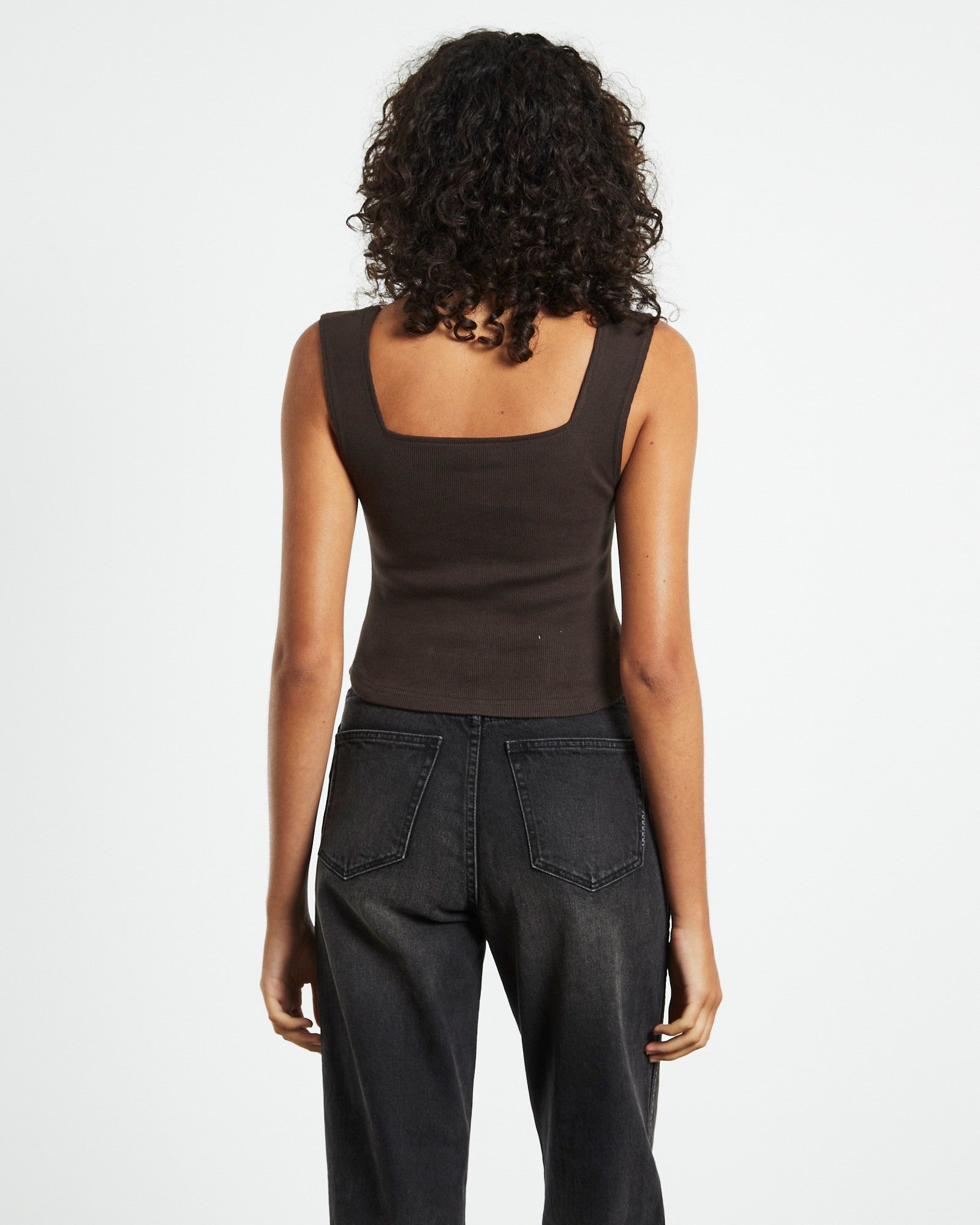 Jonesy Atelier Singlet Espresso Brown BROWN