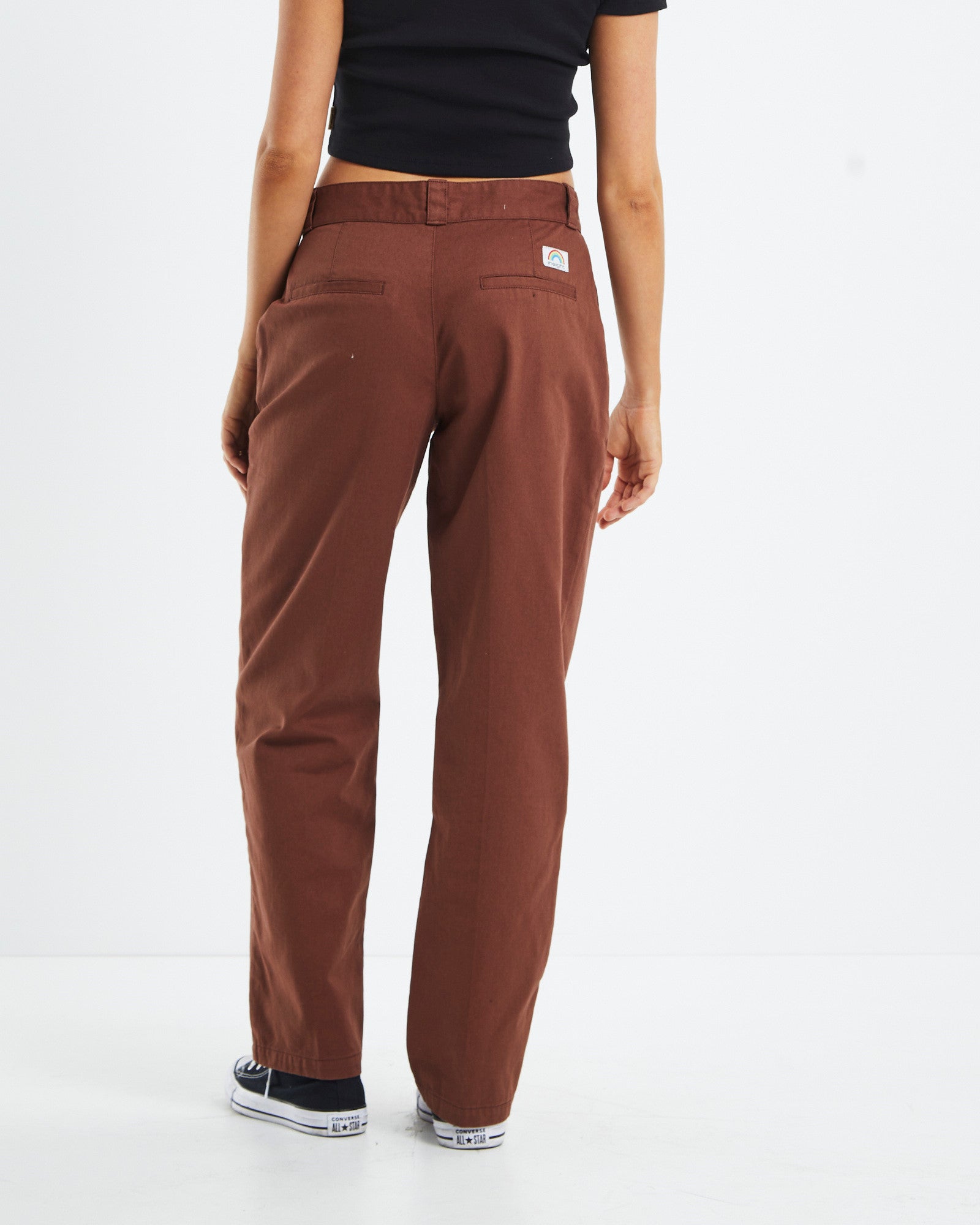 Ollie Chino Pant Brown BROWN