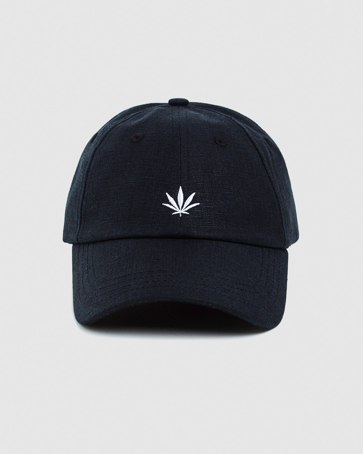 Hemp Six Panel Cap Black test
