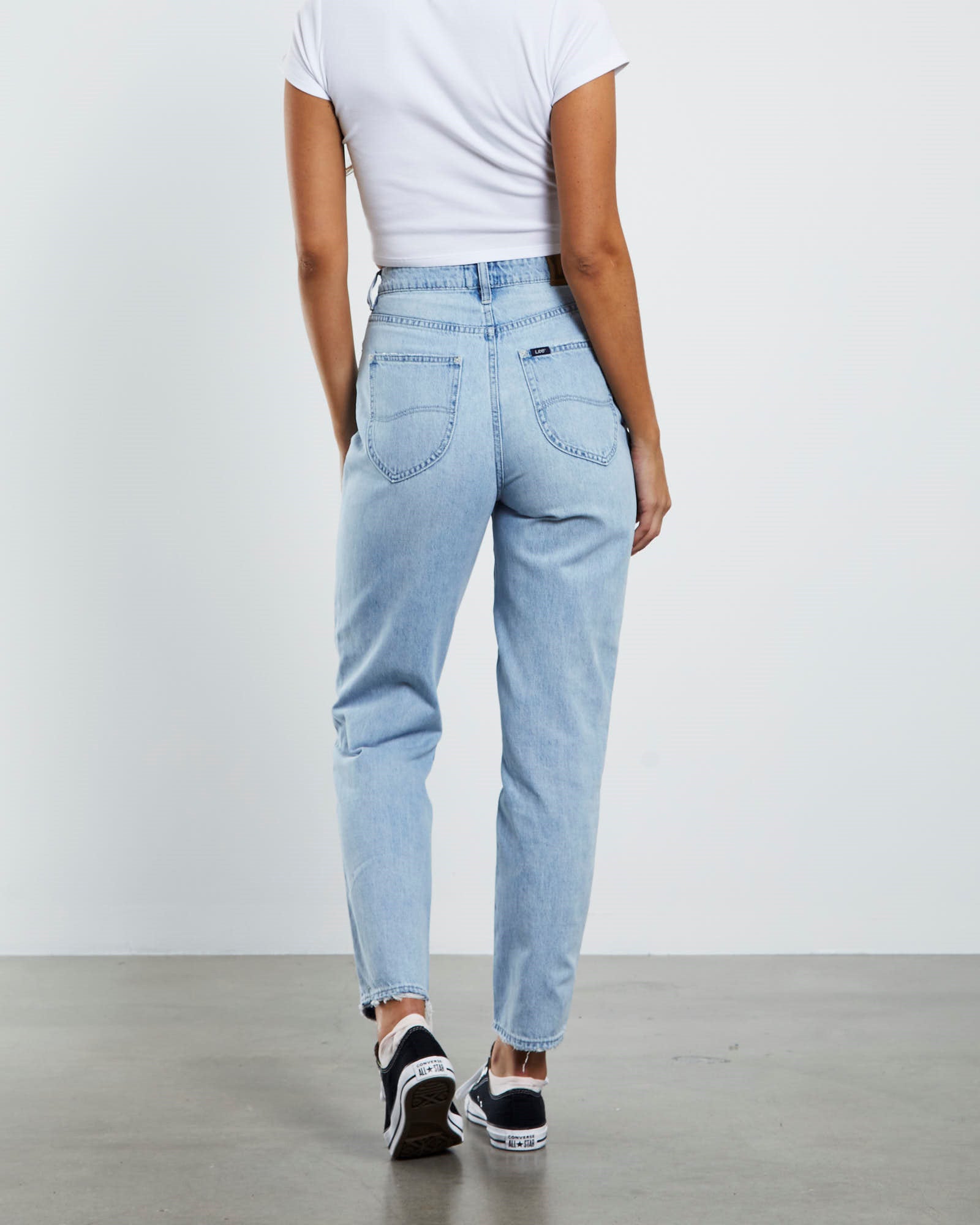 High Moms Jeans Oxy Stone Blue BLUE