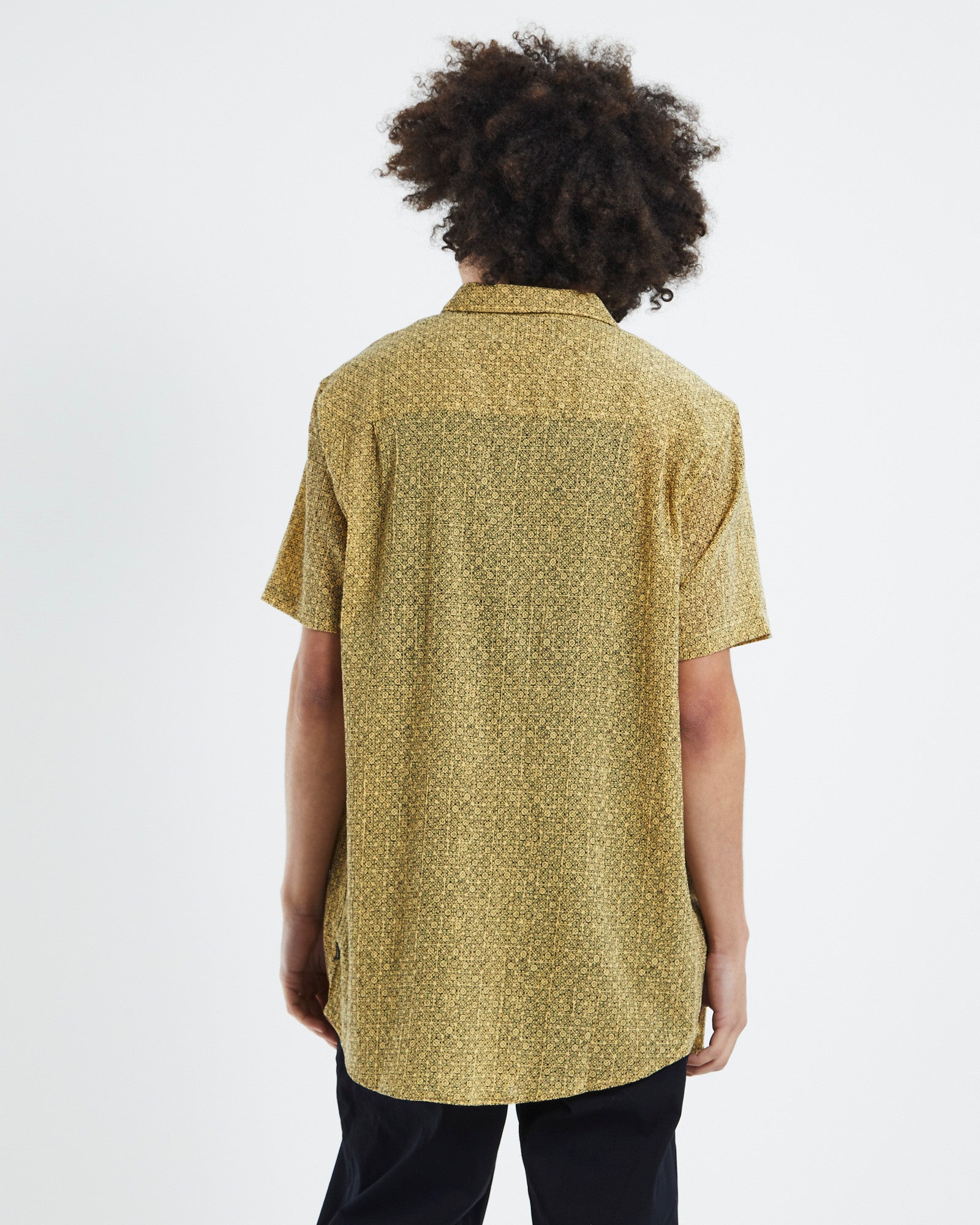 Bon Tiki Short Sleeve Shirt Old Gold GOLD