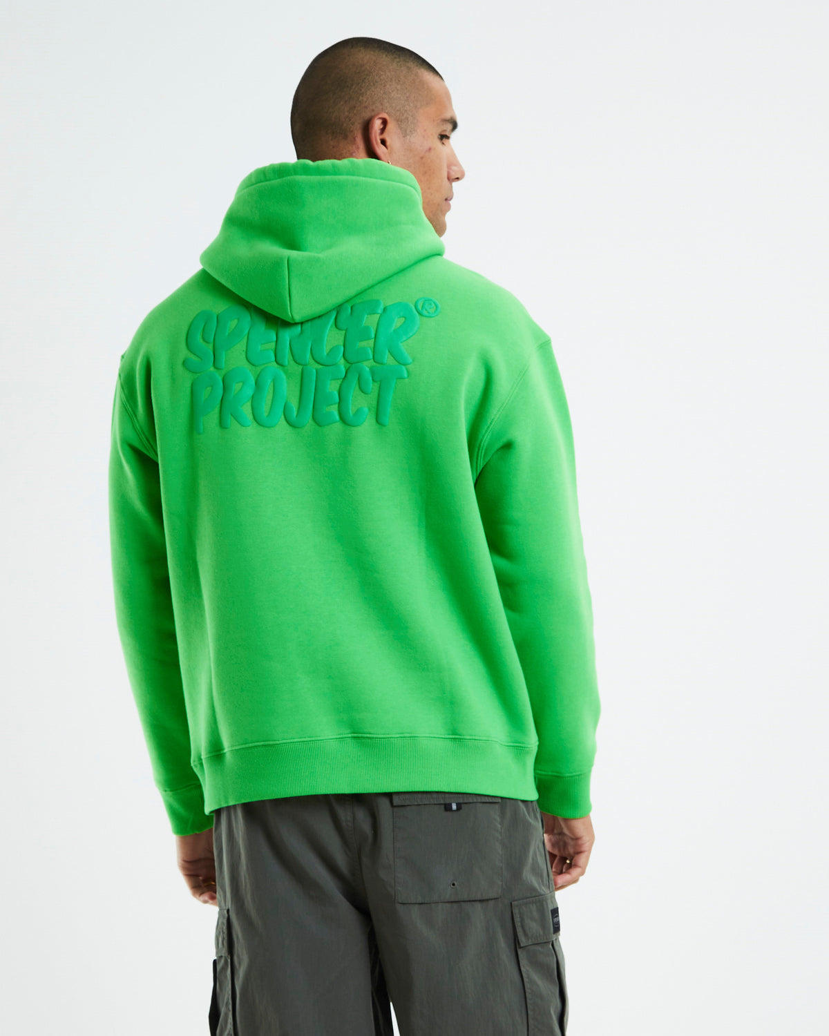 Puffy Hoodie Spruce Green GREEN