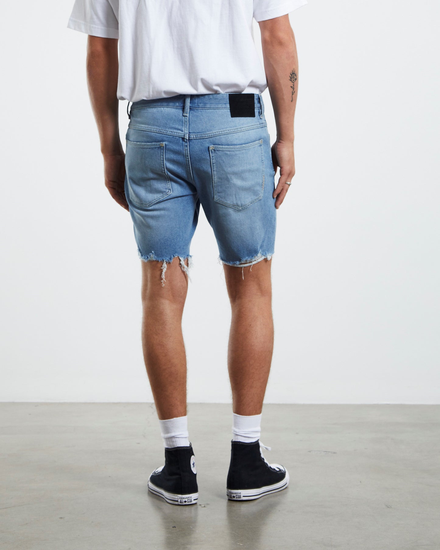 Ray Denim Shorts Shuttle Blue