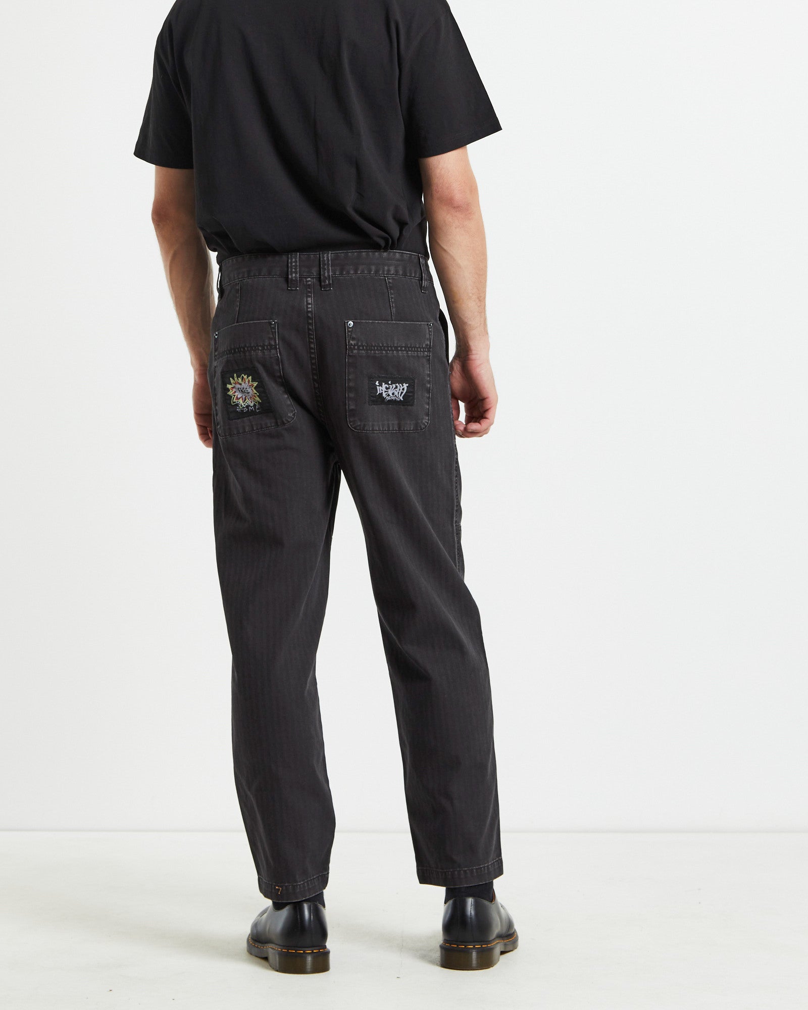 Good Home Pants Washed Black