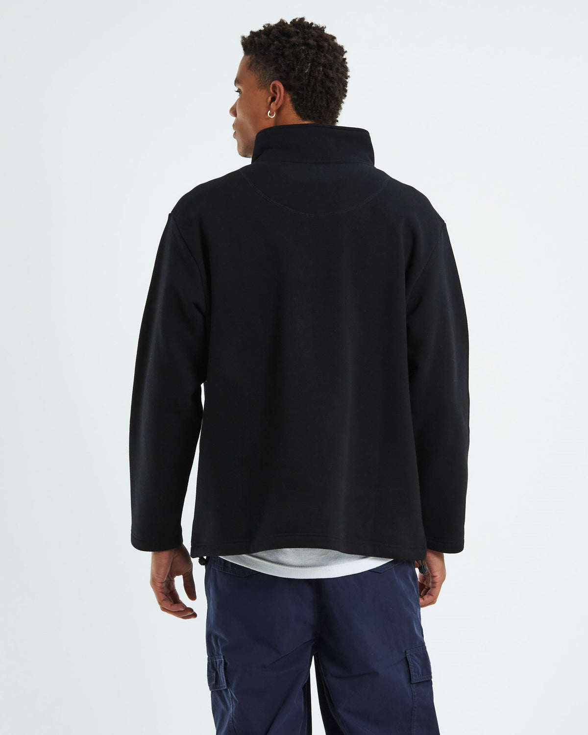 International 1/4 Zip Jumper Neon BLACK