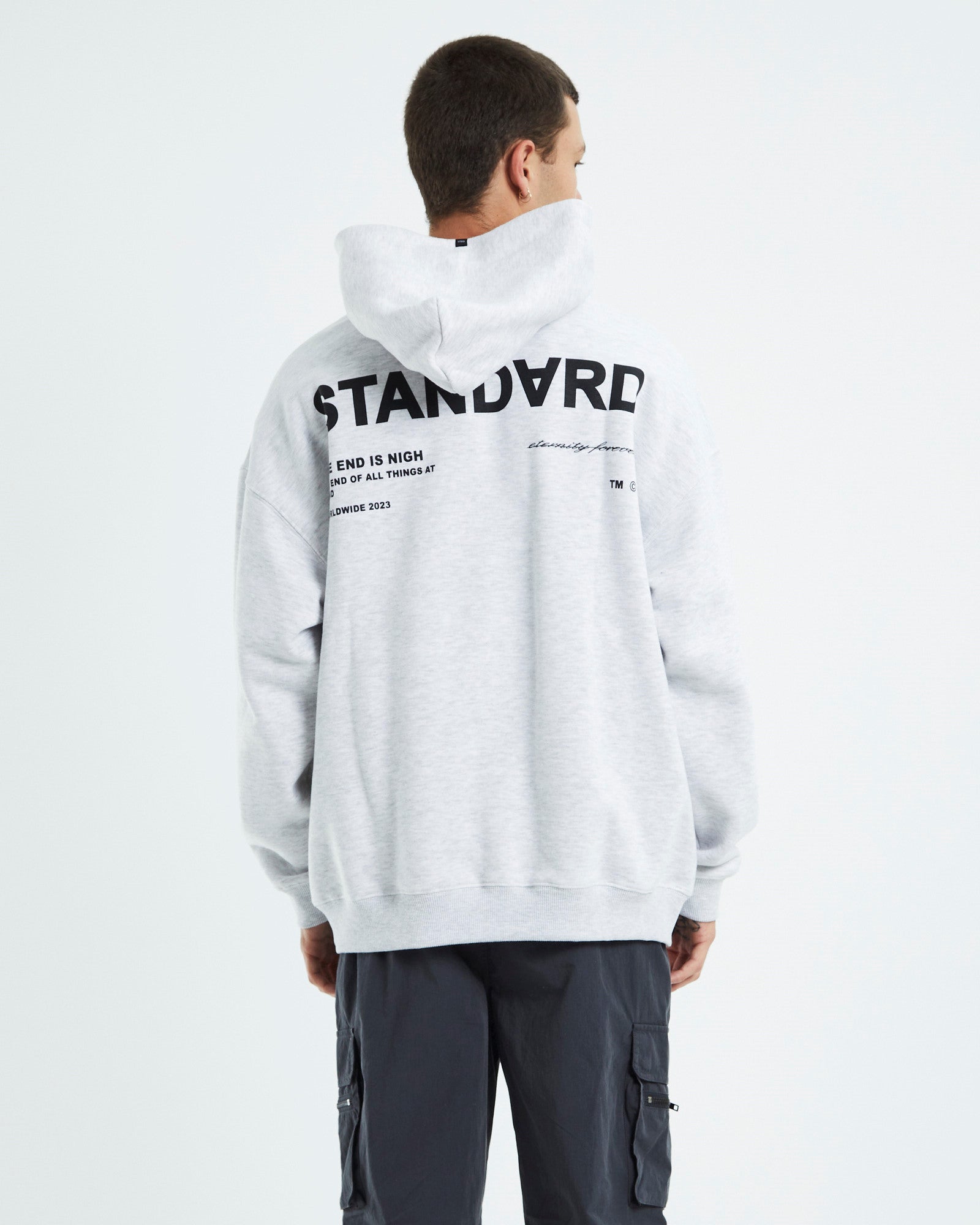 Nigh Hoodie Grey Marle GREY