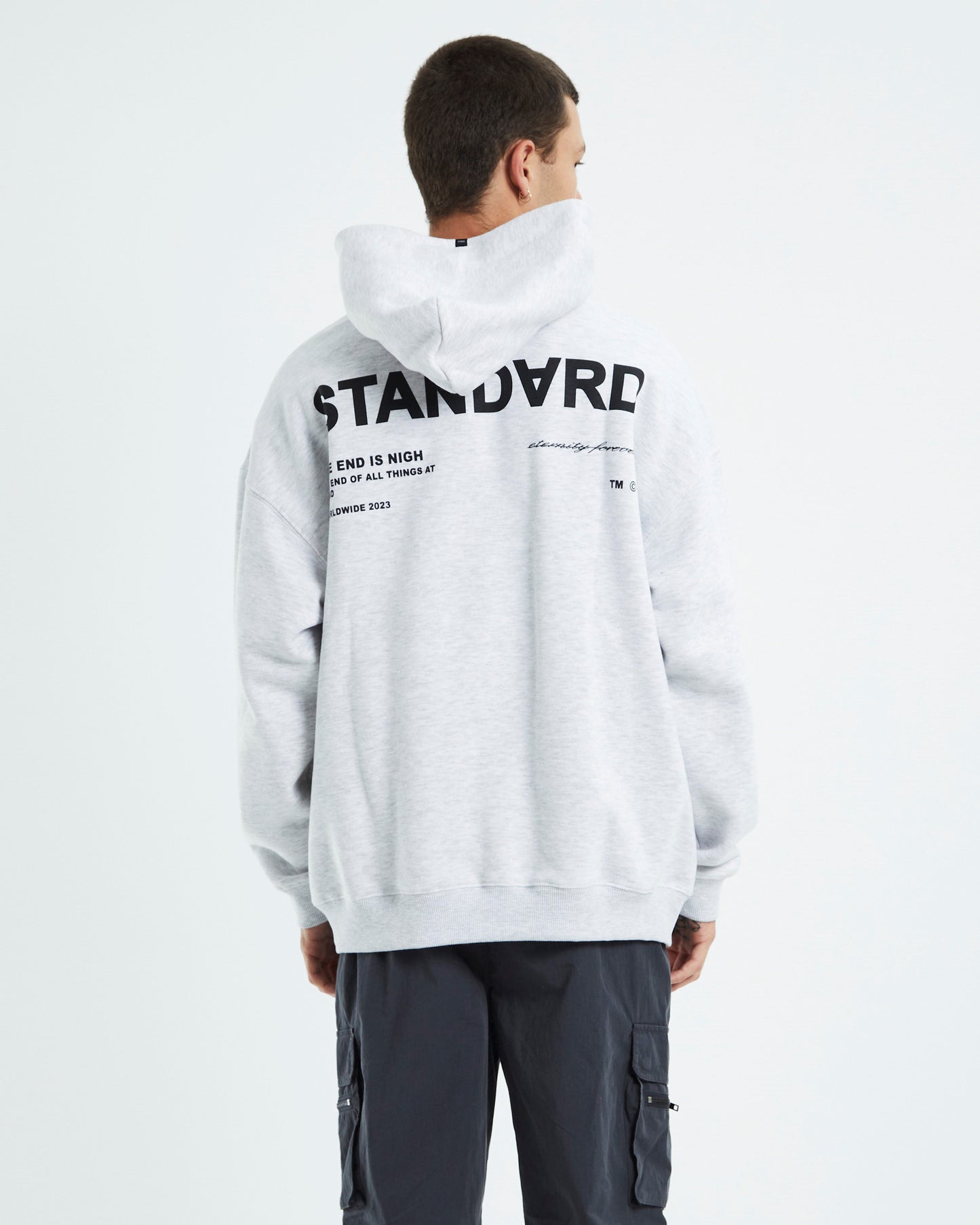 Nigh Hoodie Grey Marle