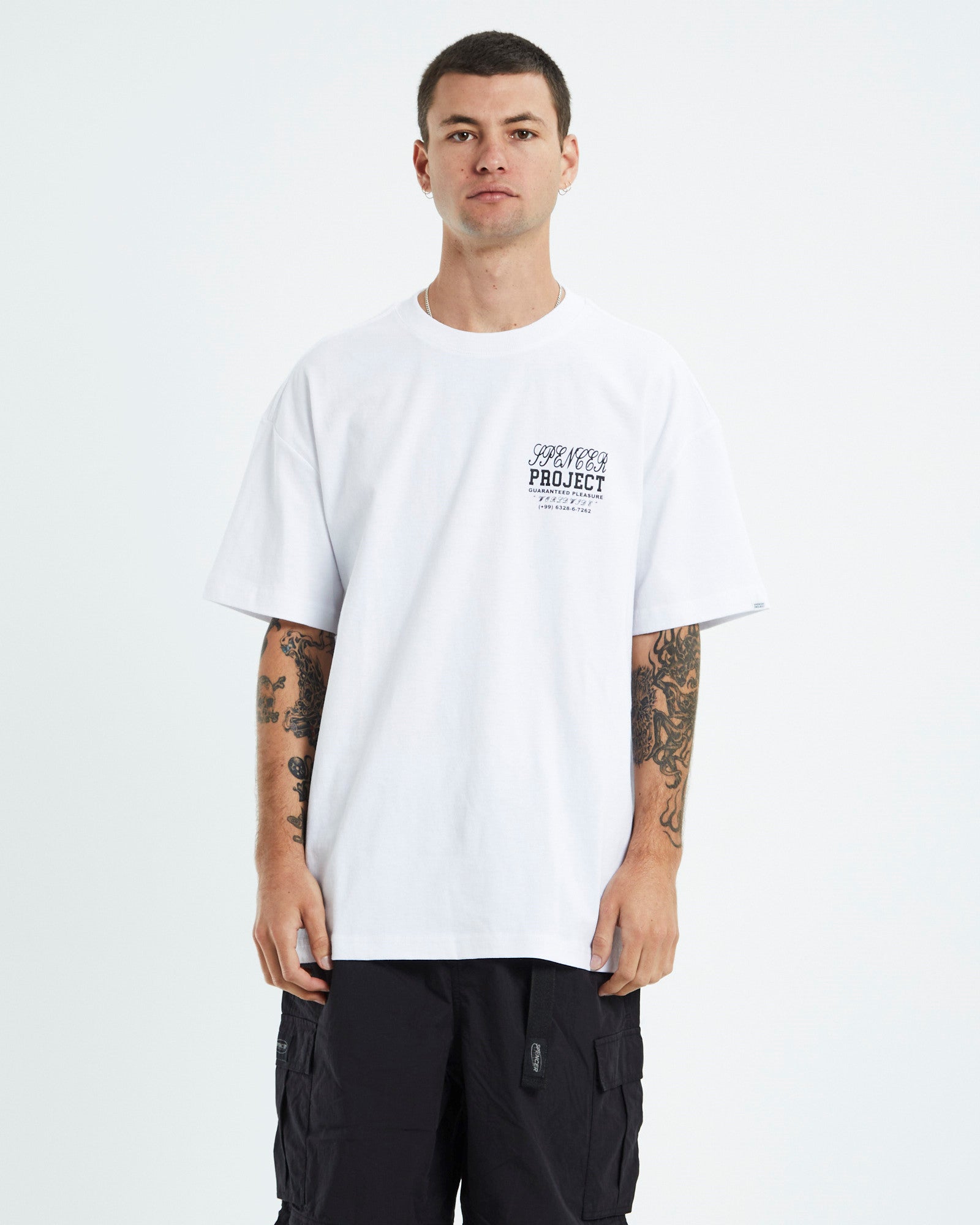 Pleasure Short Sleeve T-Shirt White WHITE