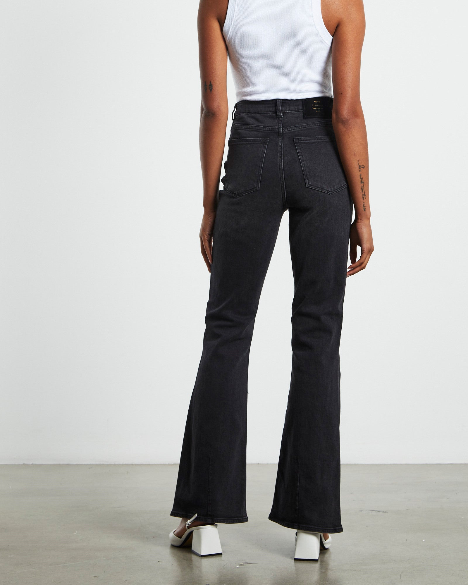 Debbie Bootcut Jeans Moonstruck Black BLACK
