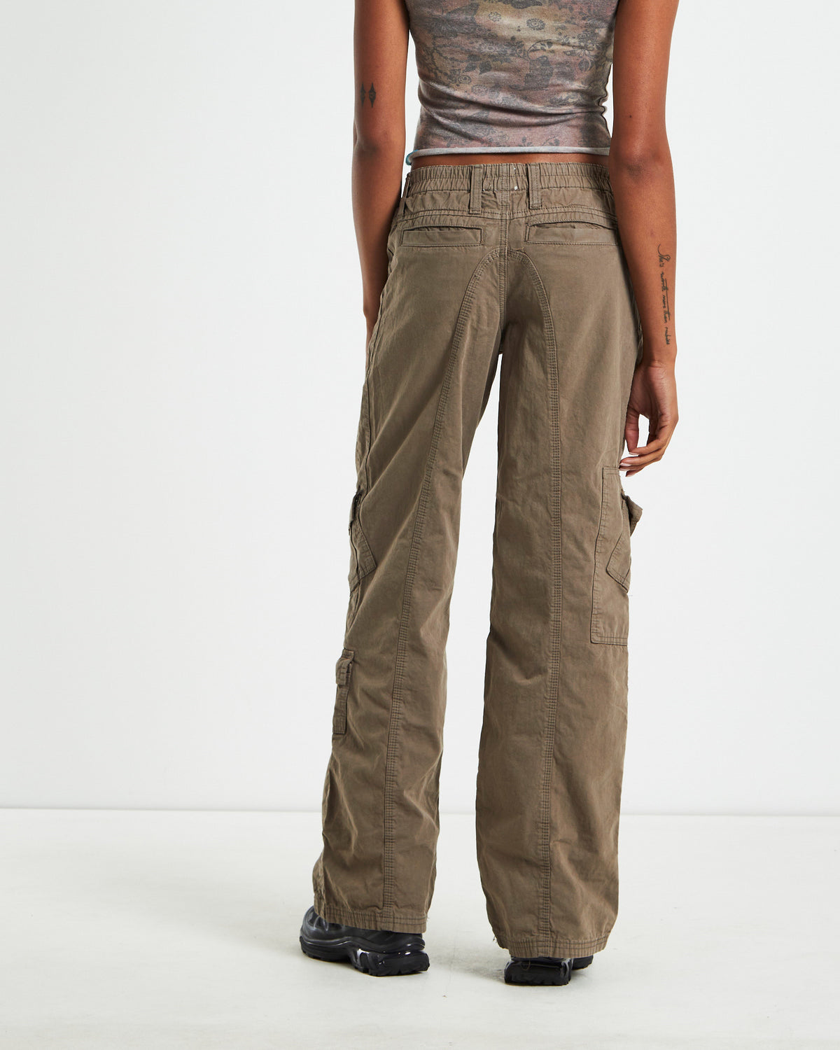 BDG Winter Y2K Cargo Pants Khaki KHAKI