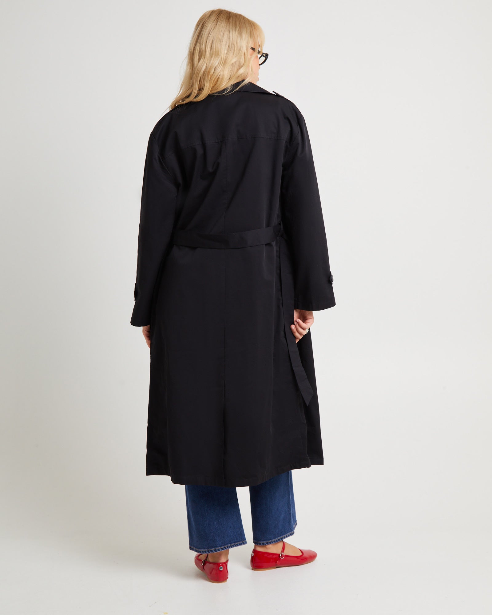Tamika Trench Coat Black BLACK