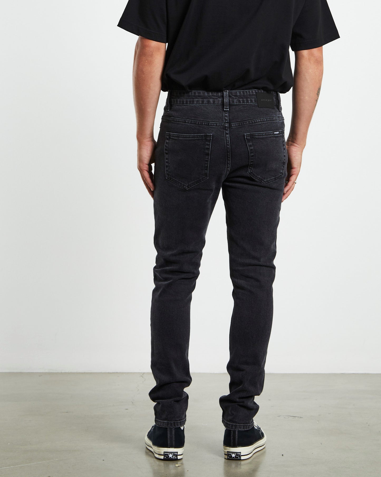City Riot Slim Jeans Worker Black