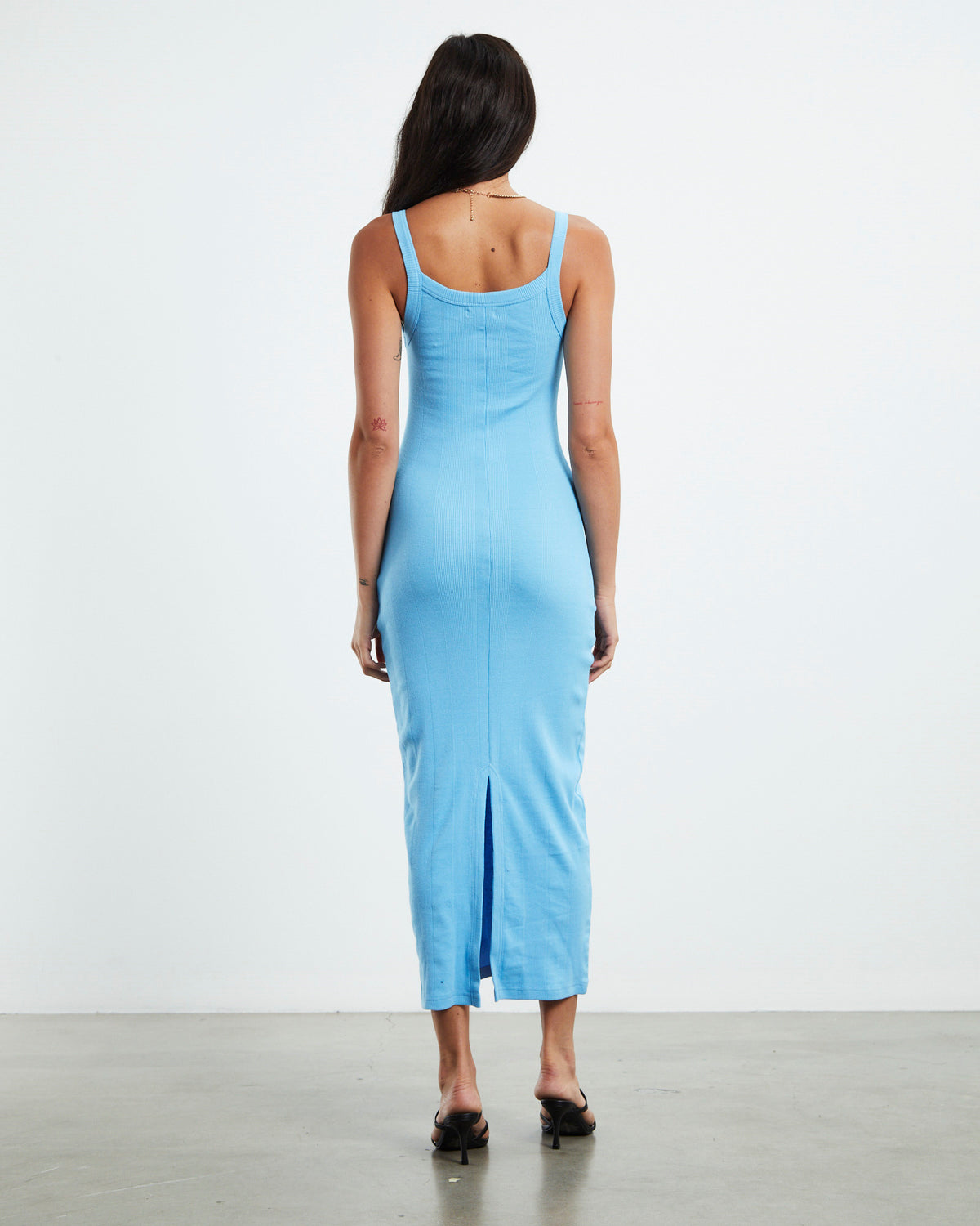 Frenchie Rib Dress Sport Blue BLUE