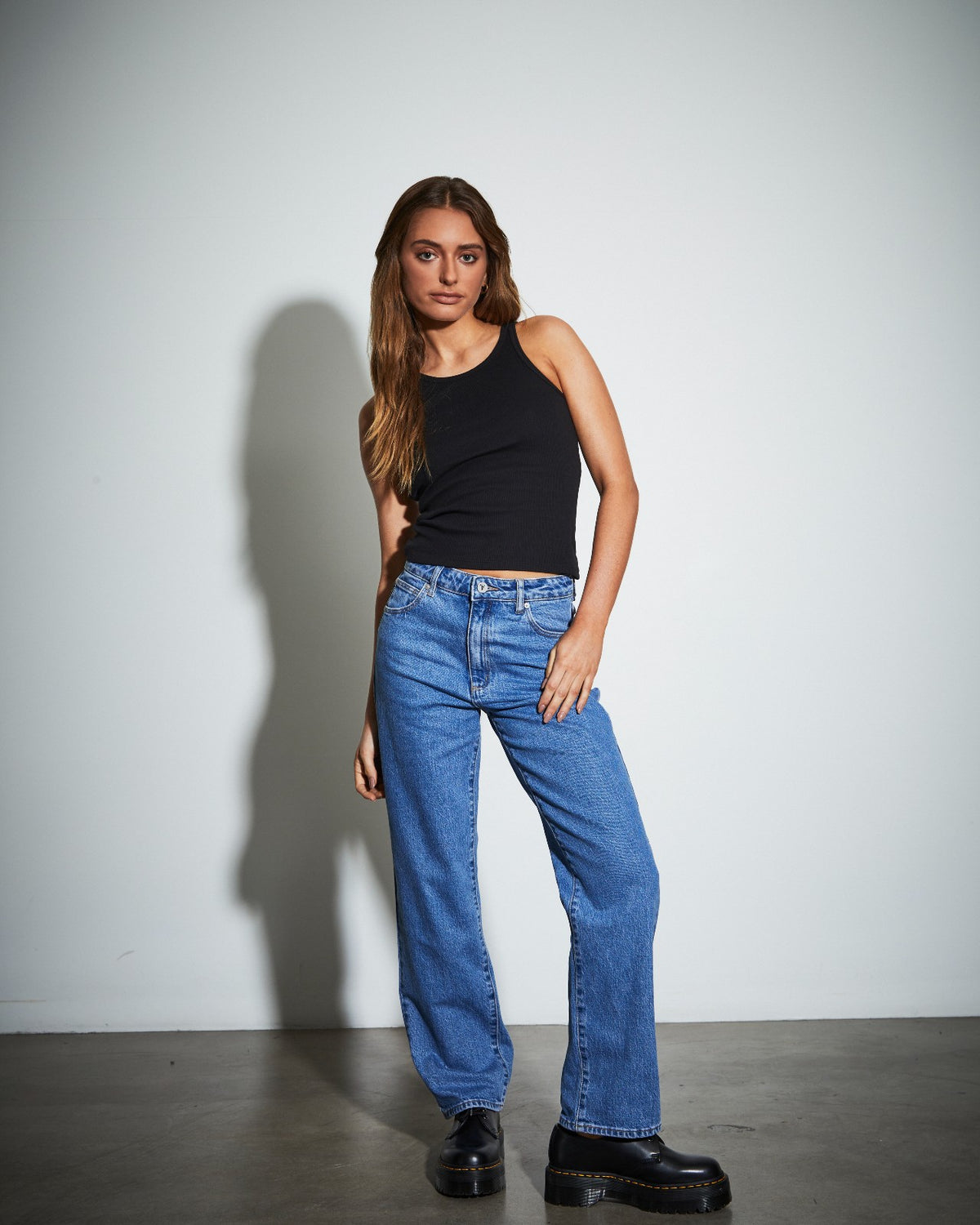 A 94 High Straight Petite Jeans Debbie Blue LIGHT BLUE