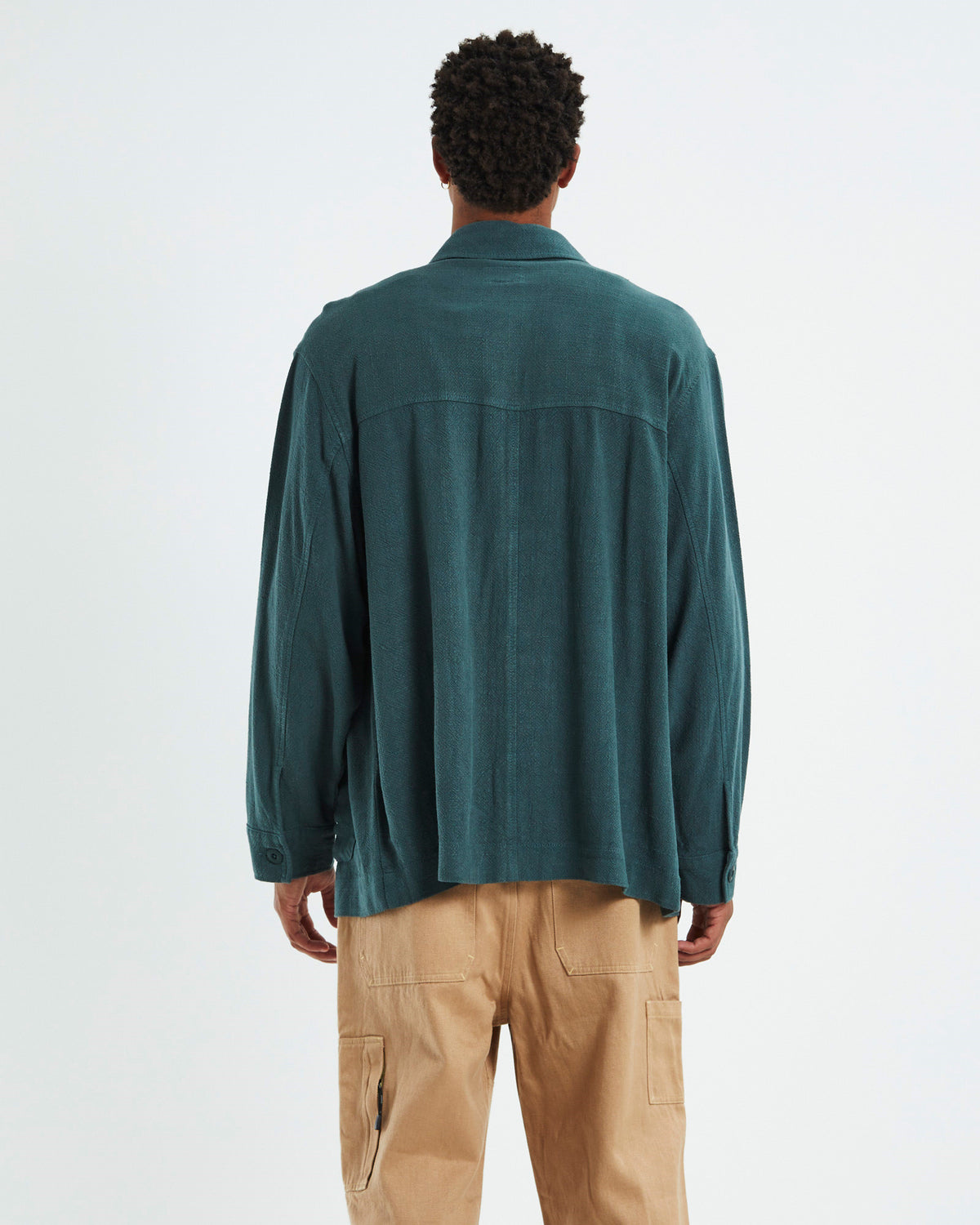 Wilson Textured Chore Jacket Green GREEN