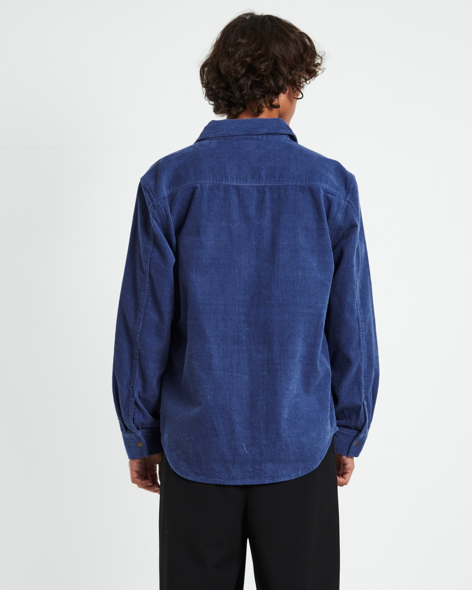Cassian Overshirt Washed Navy NAVY