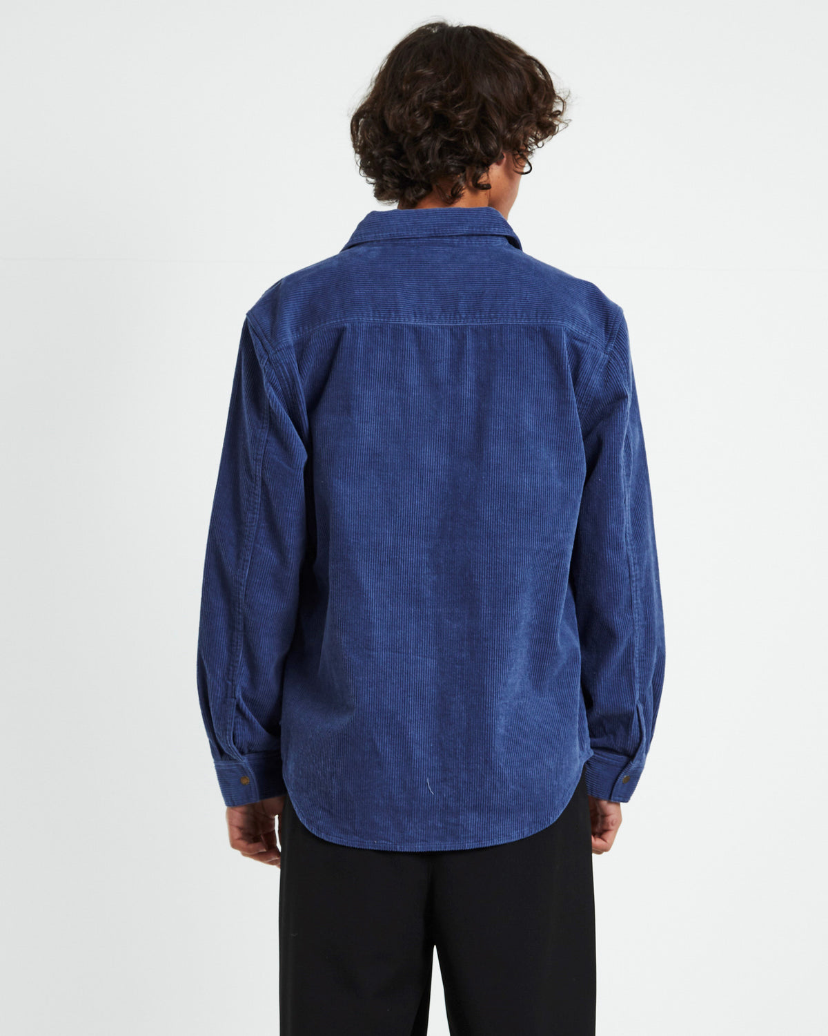 Cassian Overshirt Washed Navy NAVY