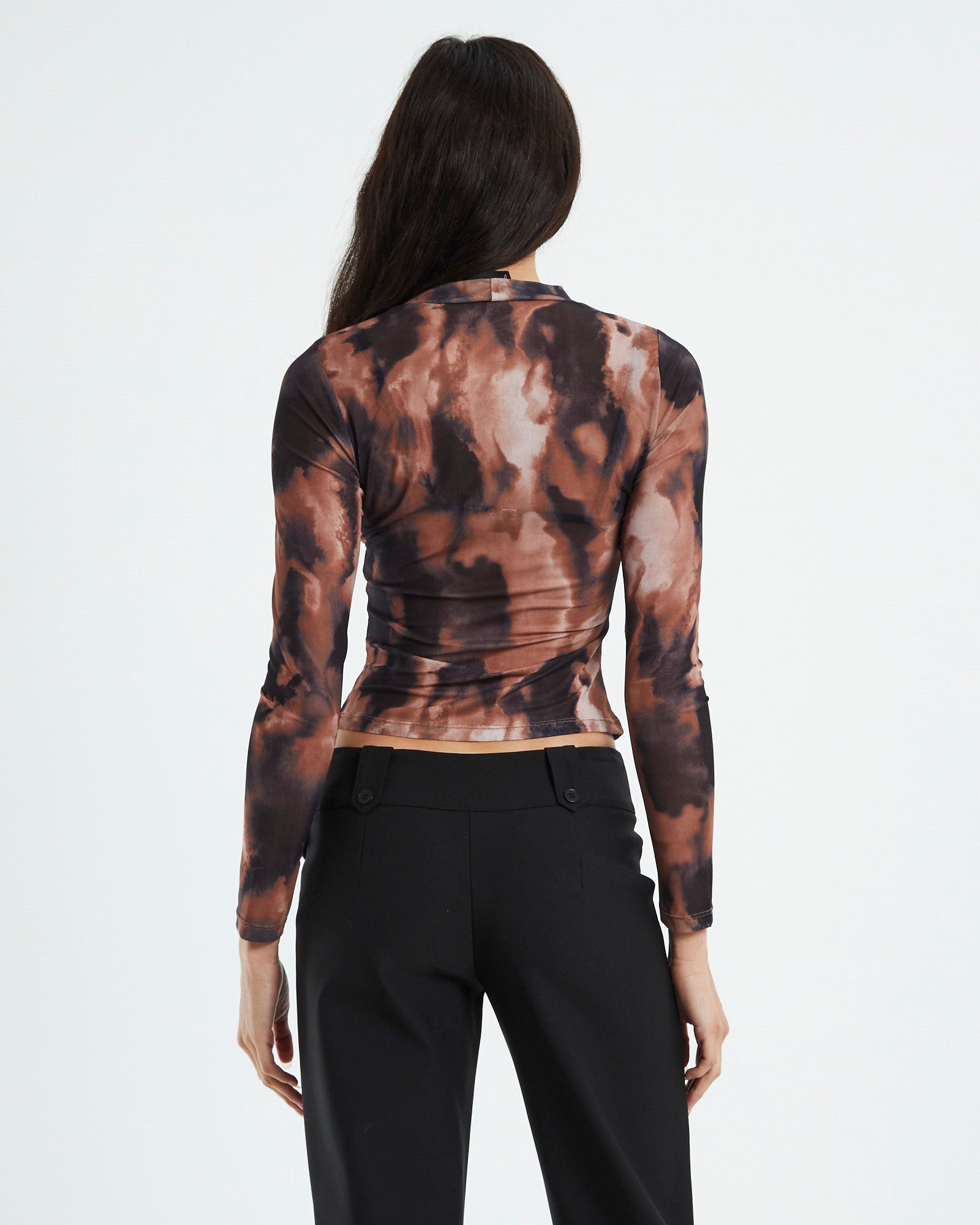 Hera Long Sleeve Mesh Top Multi ASSORTED