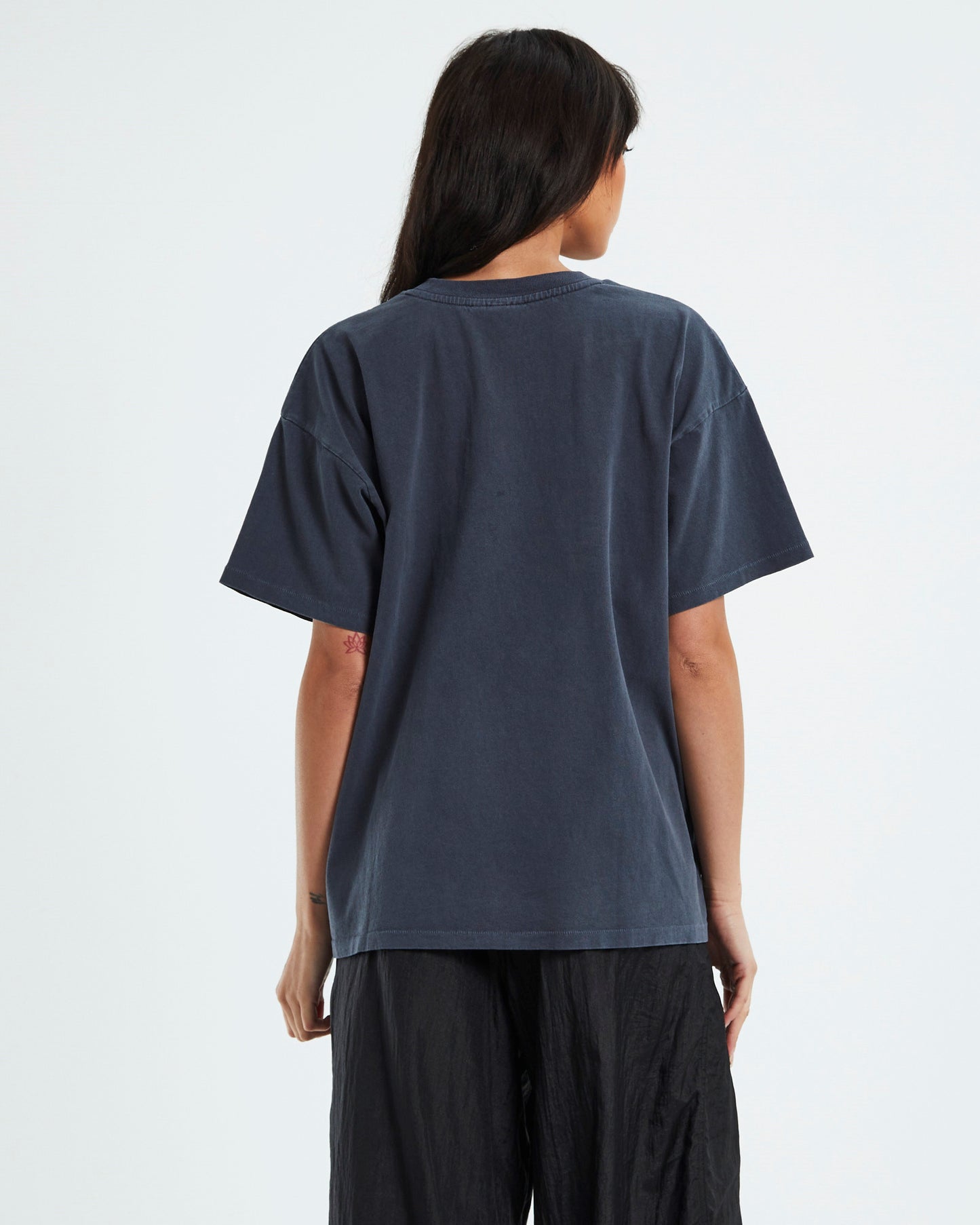 Gothic Butterfly Oversized T-Shirt Black