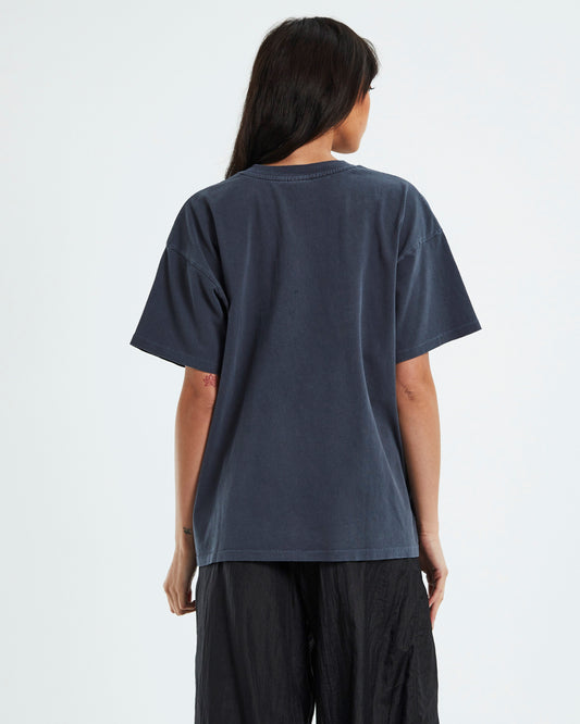 Gothic Butterfly Oversized T-Shirt Black