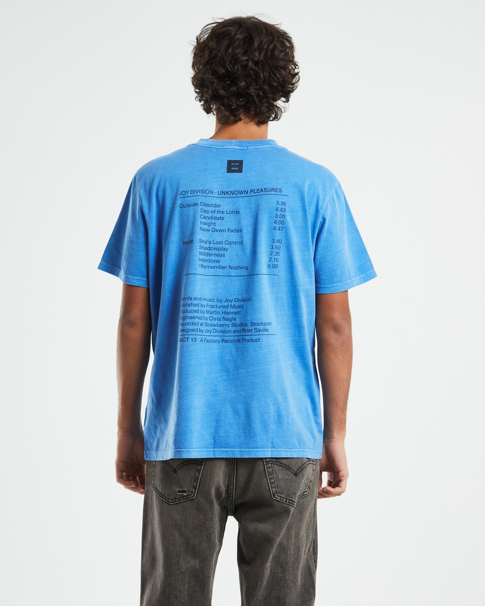 Joy Division Band T-shirt Powder Blue BLUE
