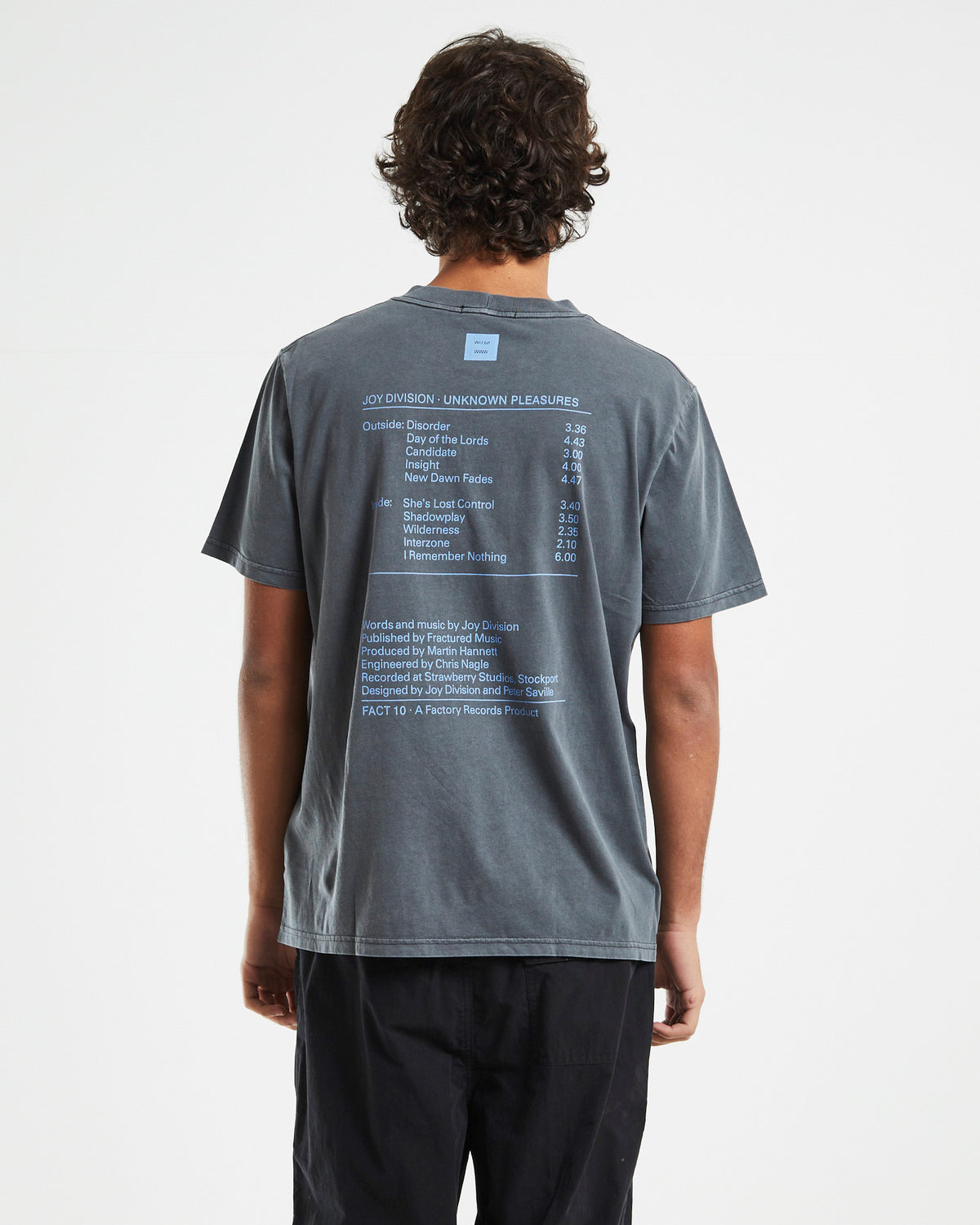 Joy Division Band T-shirt Graphite GREY